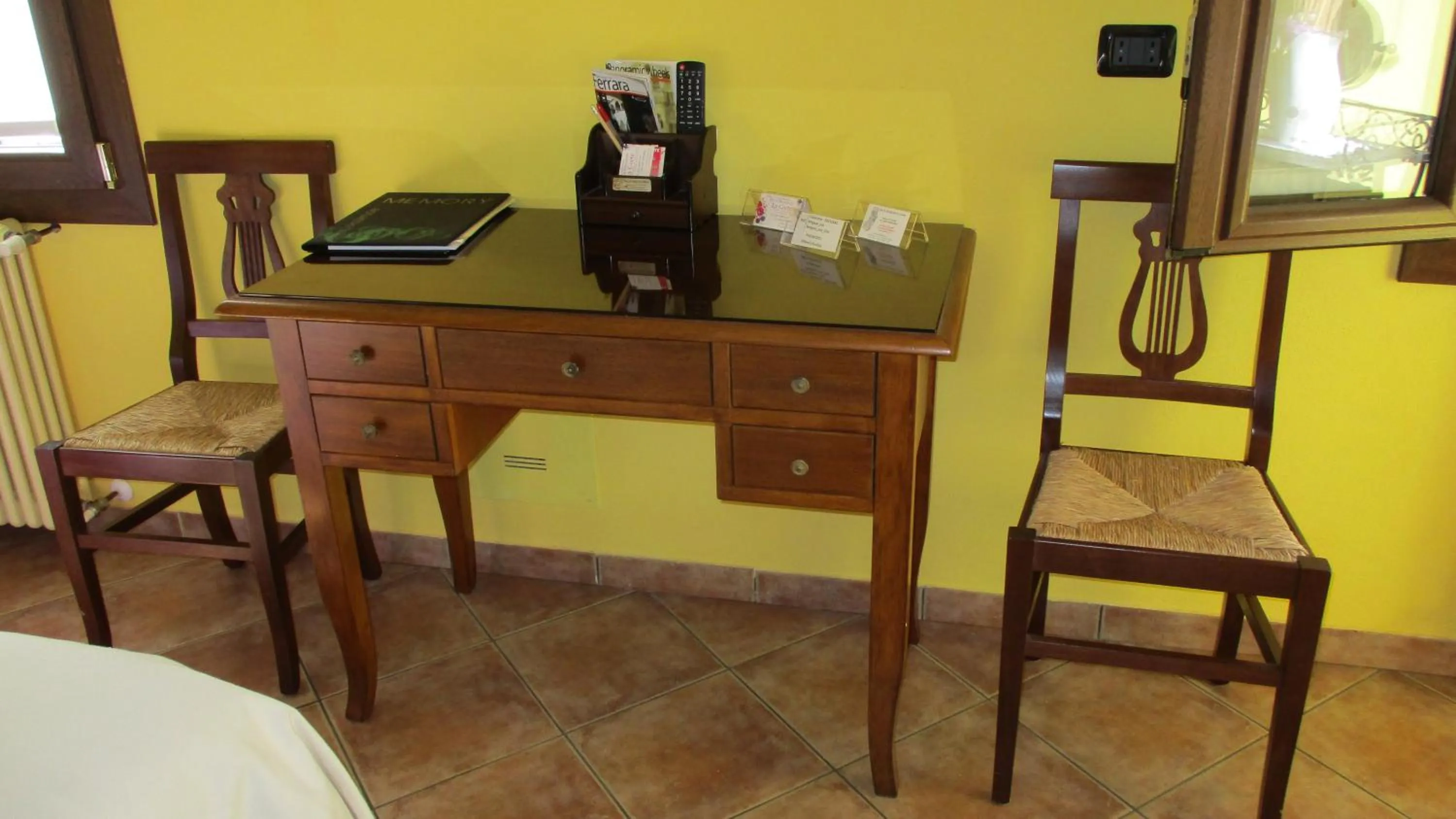 Decorative detail in Casa di Campagna B&B La Corte Ferrara