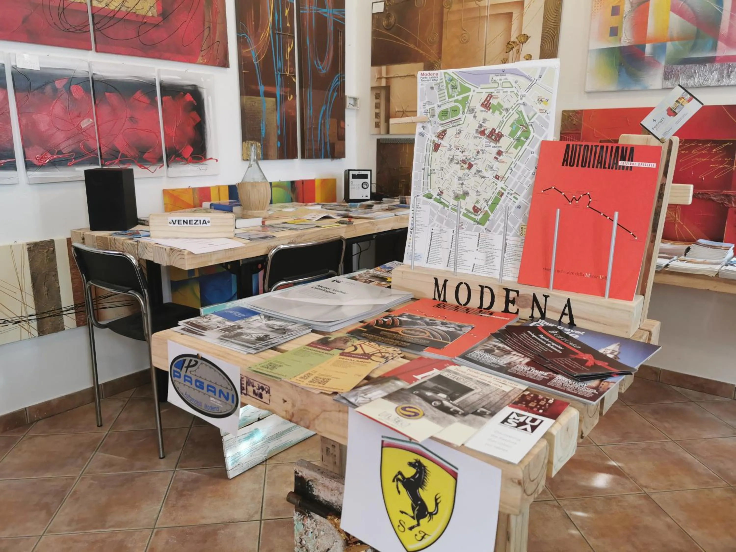 Lobby or reception in Casa di Campagna B&B La Corte Ferrara