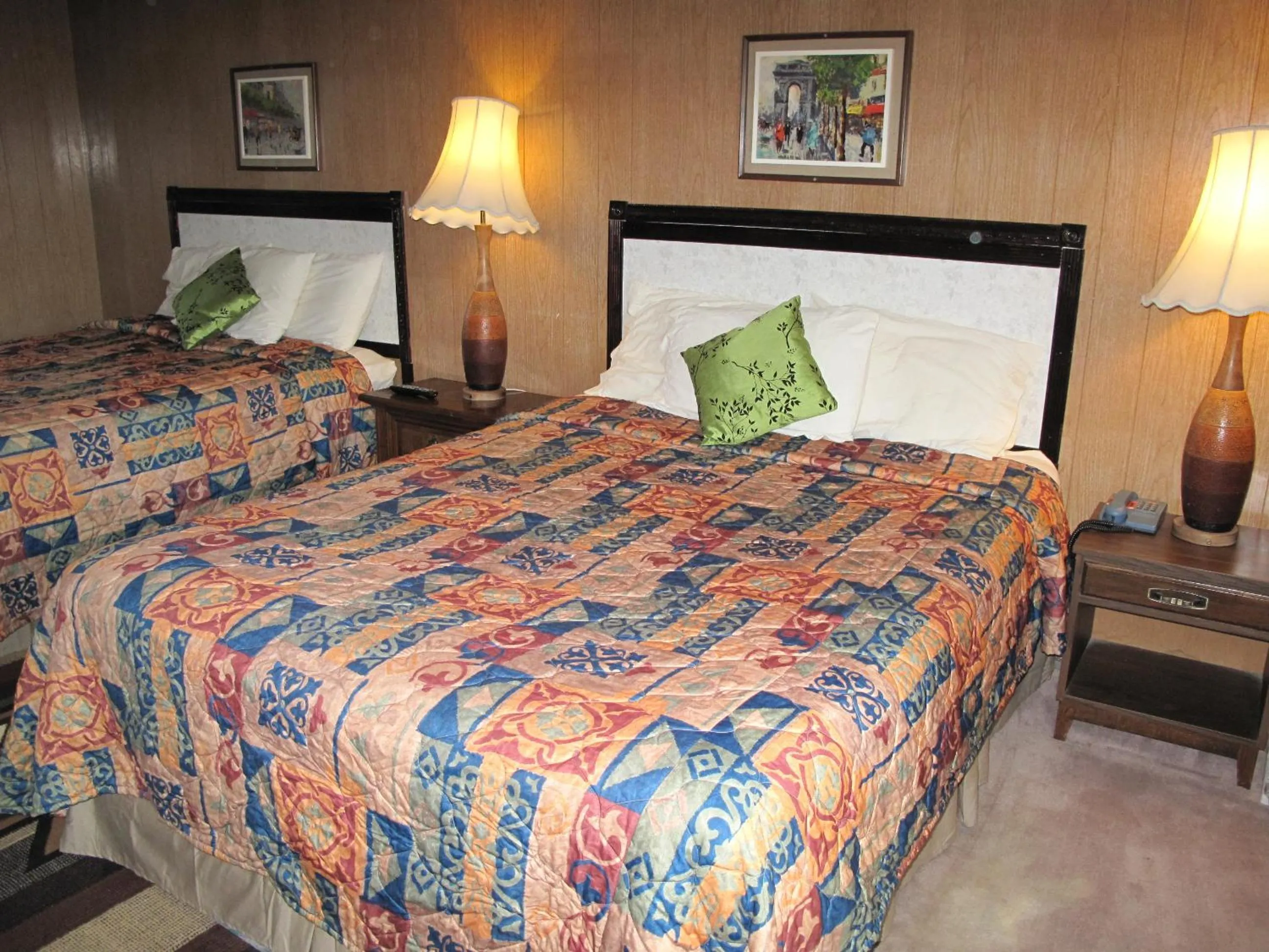 Bed in Blue Mountain Motel