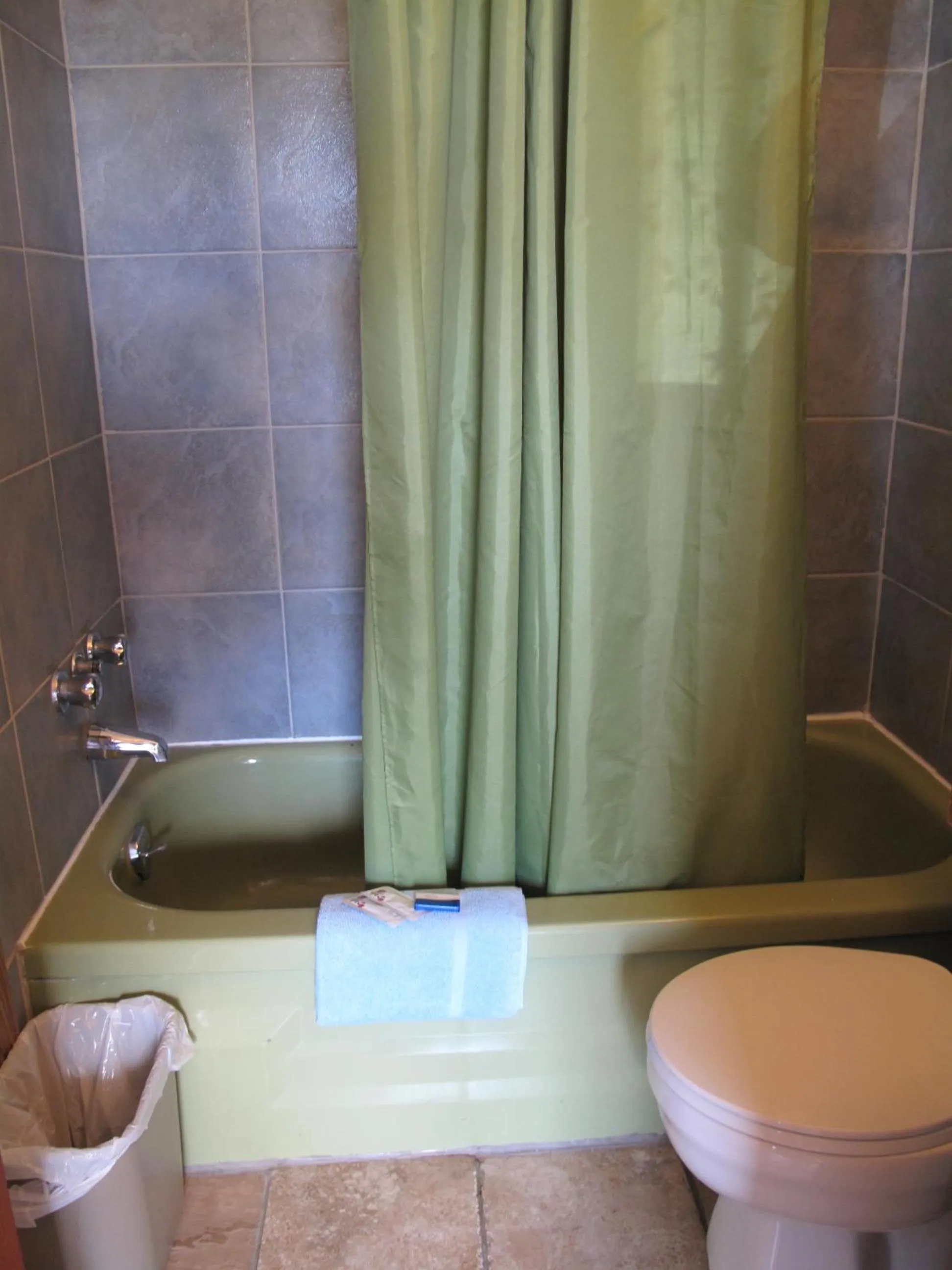 Shower in Blue Mountain Motel