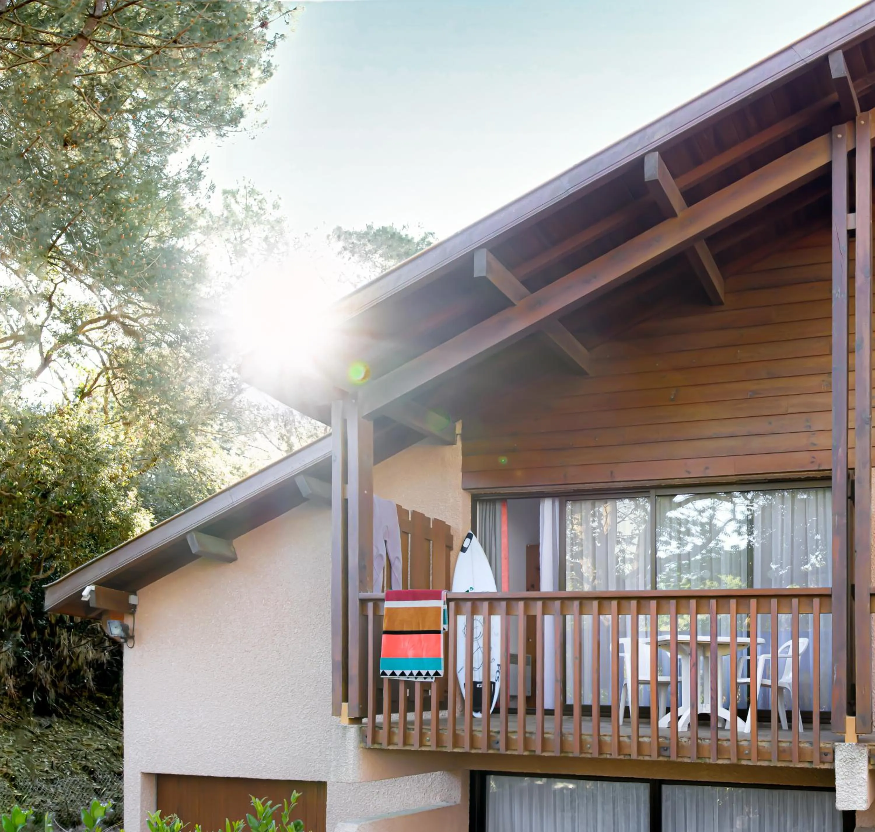 Patio in Résidence Hôtelière les Acanthes