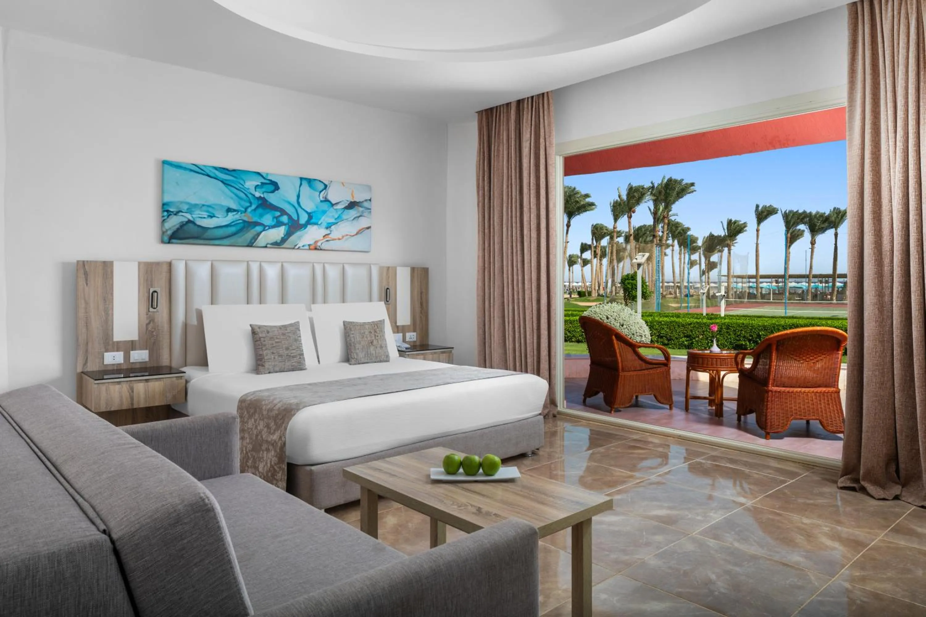 Bed in Pickalbatros Laguna Vista Aqua Park - 24 HRS All Inclusive