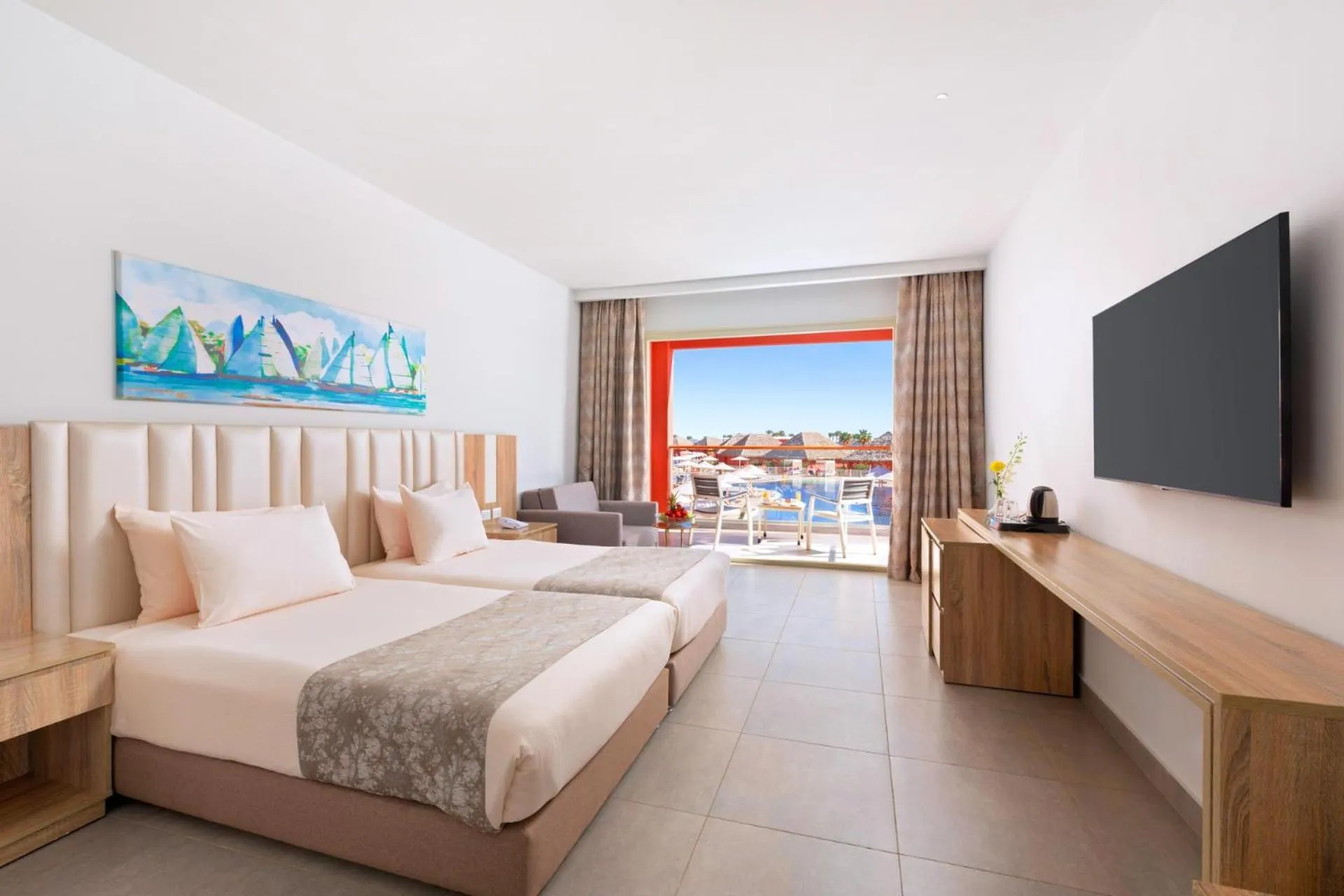 TV and multimedia, Bed in Pickalbatros Laguna Vista Aqua Park - 24 HRS All Inclusive