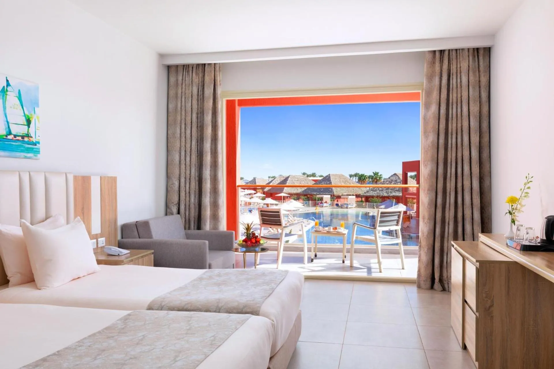 Photo of the whole room, Bed in Pickalbatros Laguna Vista Aqua Park - 24 HRS All Inclusive