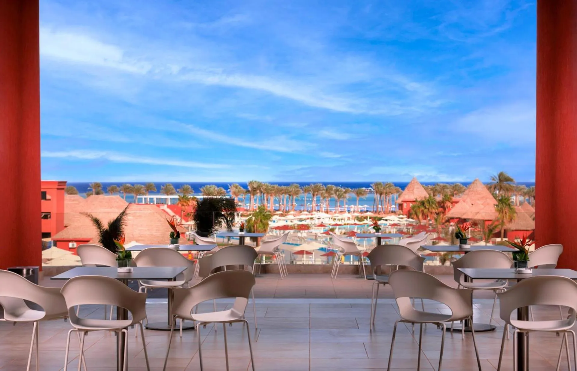 Balcony/Terrace in Pickalbatros Laguna Vista Aqua Park - 24 HRS All Inclusive