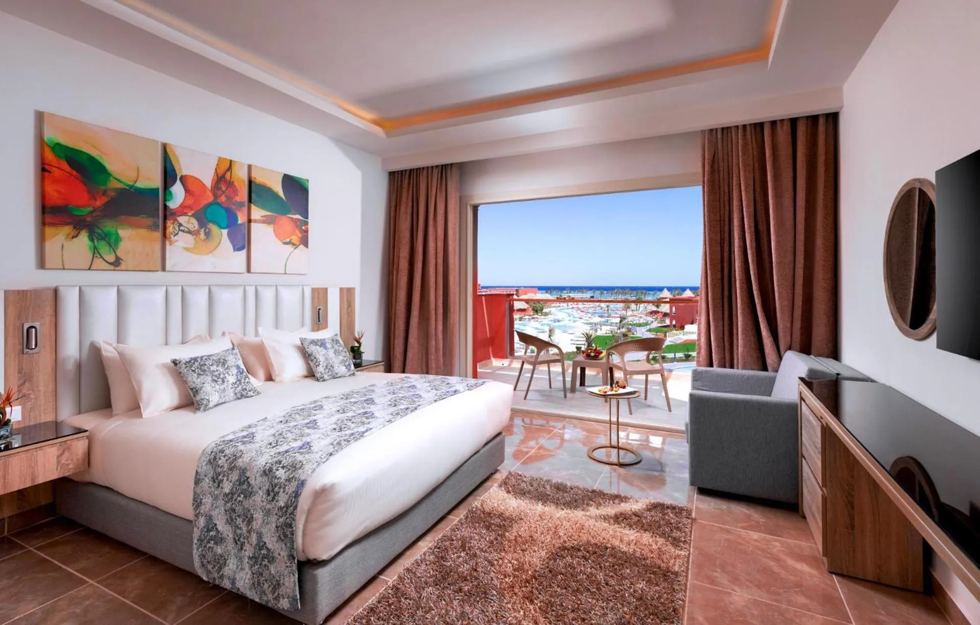 Photo of the whole room, Bed in Pickalbatros Laguna Vista Aqua Park - 24 HRS All Inclusive