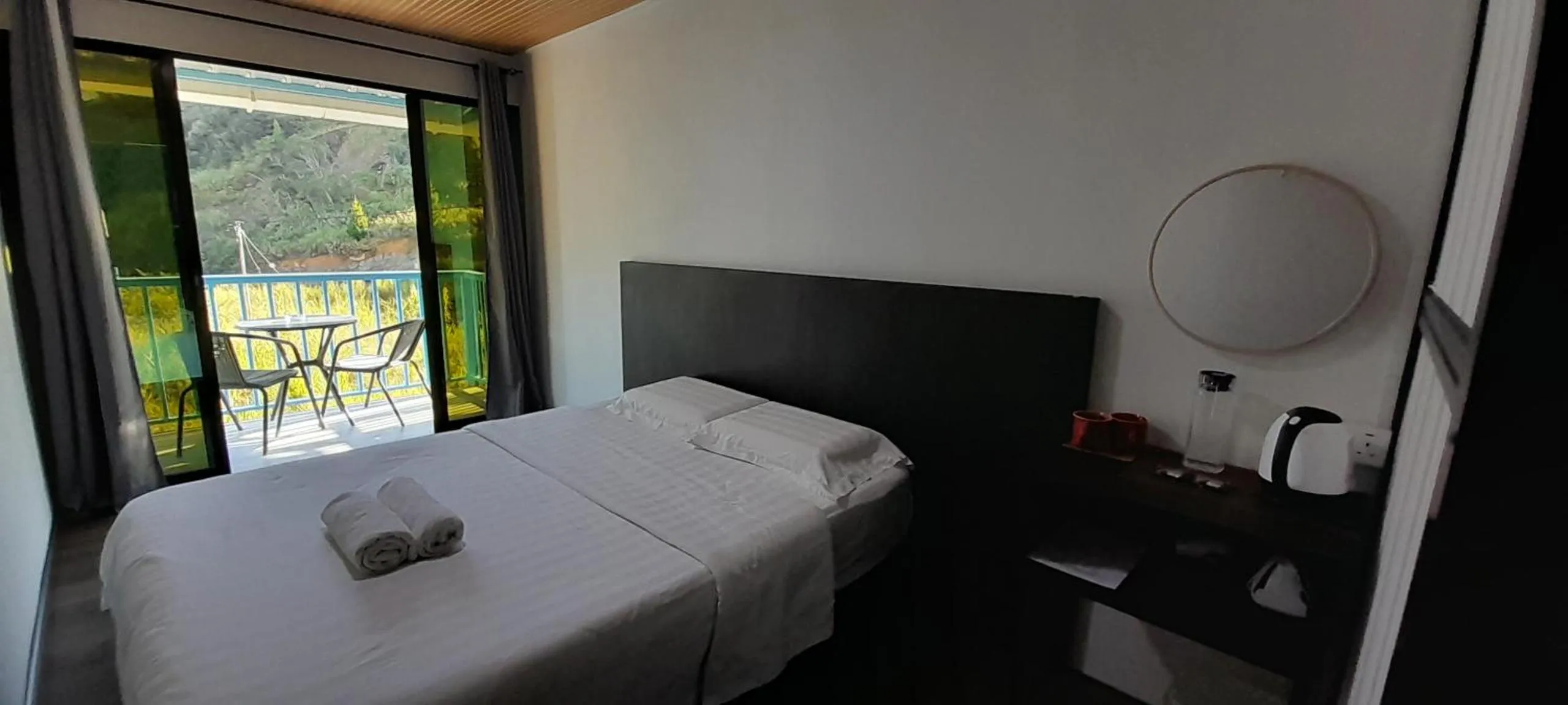 Bed in Wind Valley Farmstay