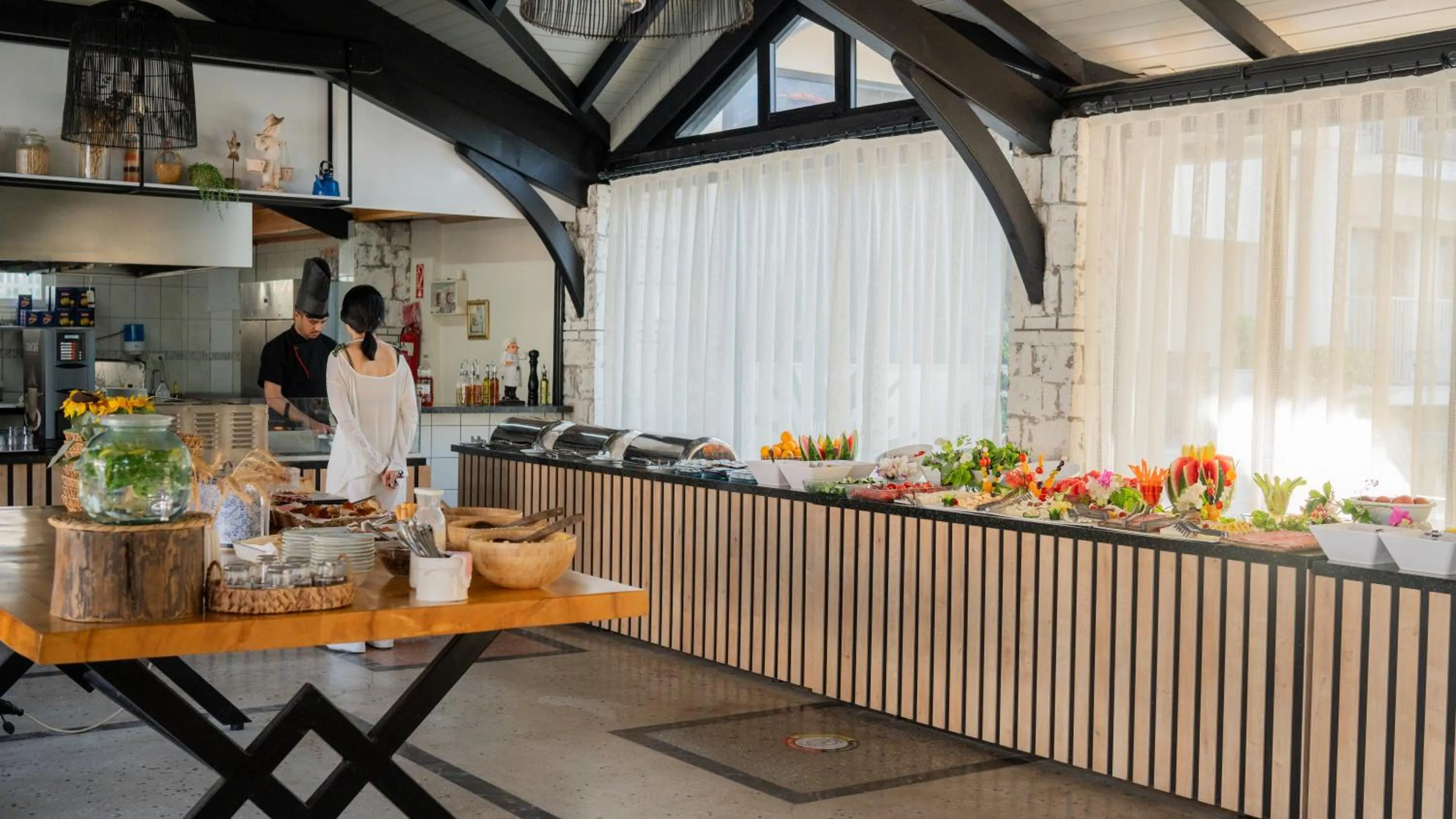 Breakfast in Blue Star Hotel