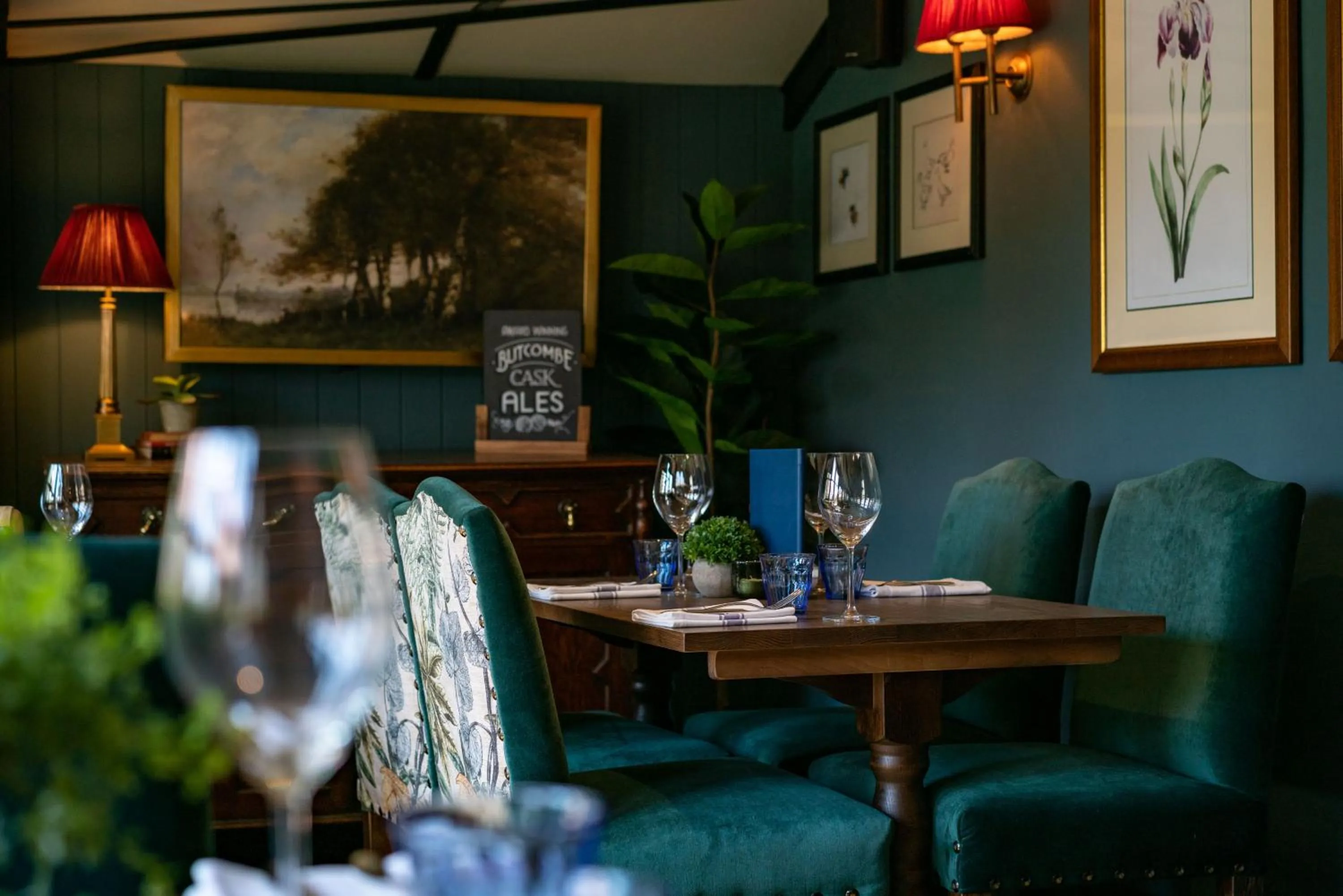 Food and drinks in High Corner Inn