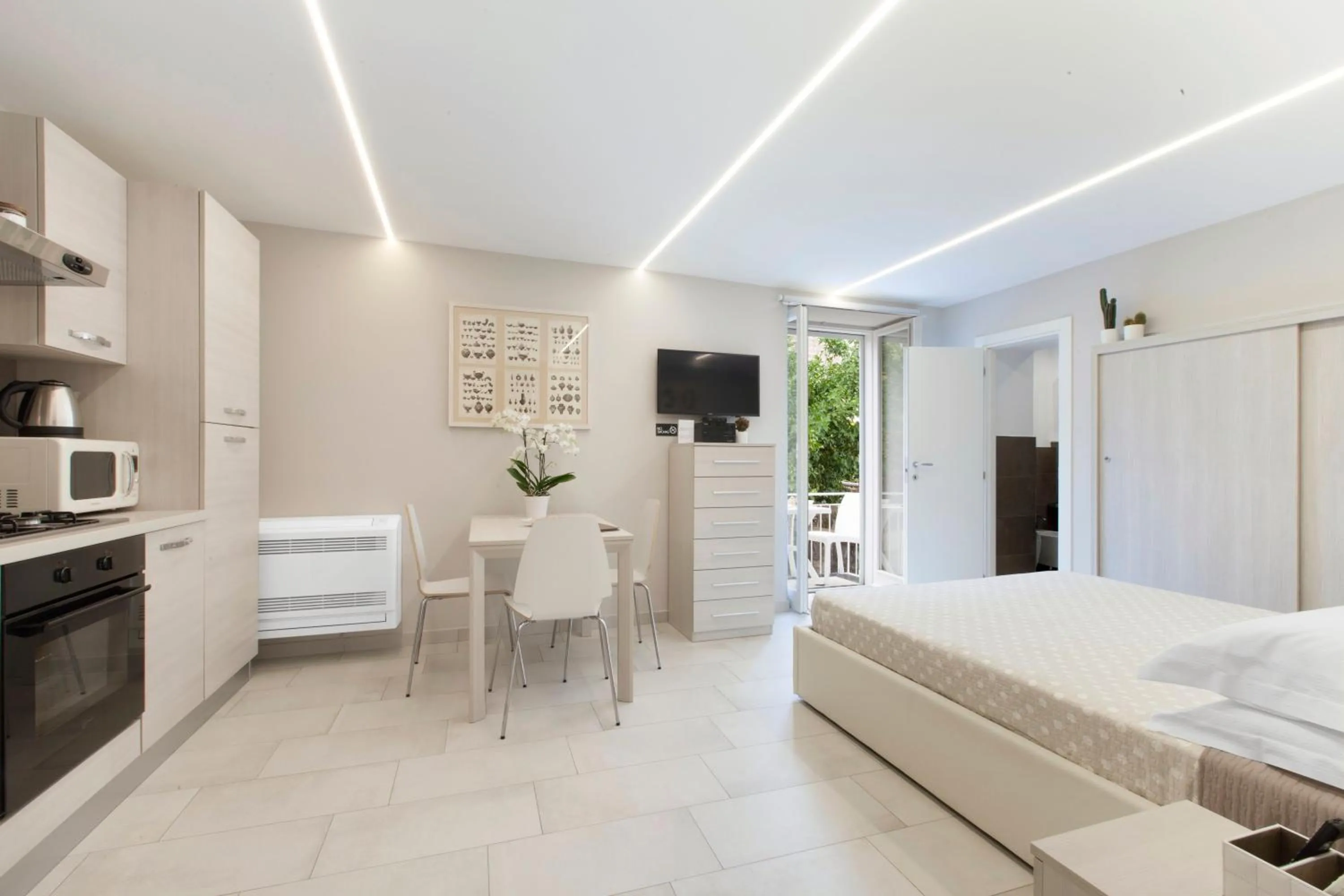 Kitchen or kitchenette, Bed in Antica Dimora Magi