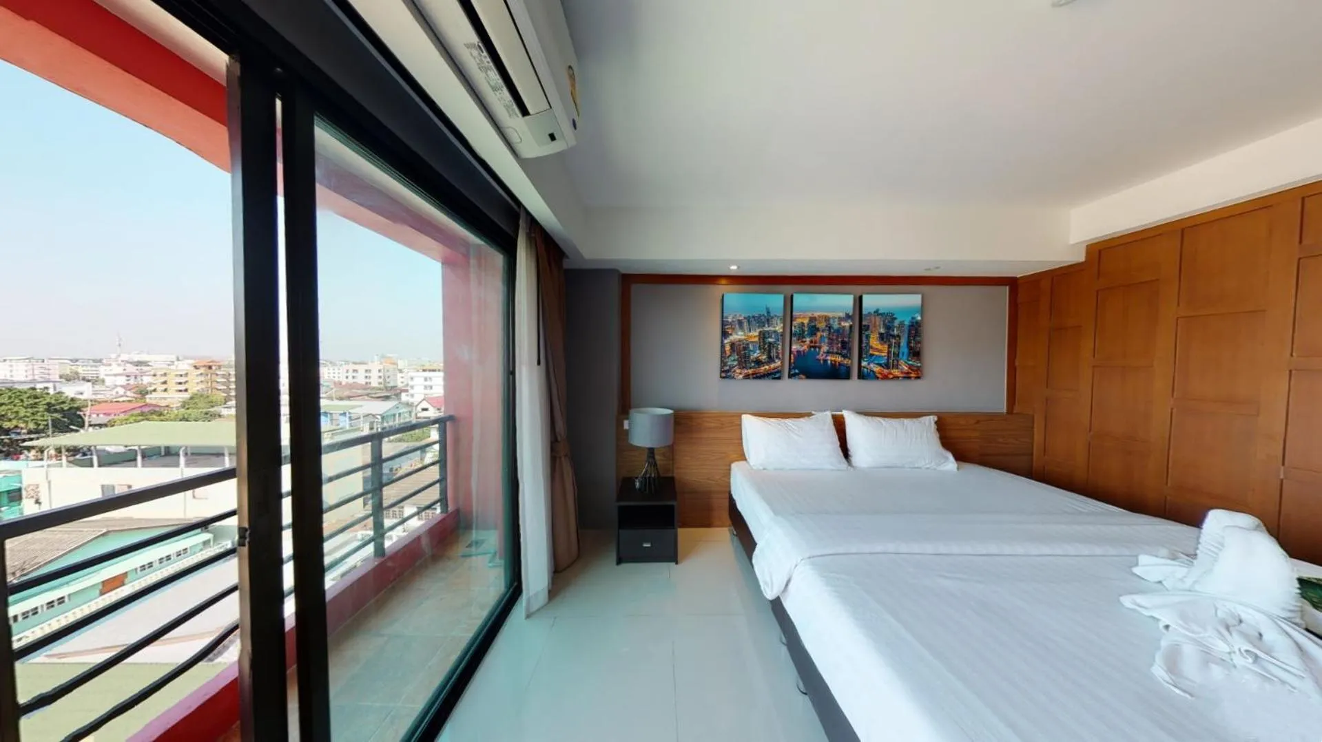 Bed in PP@Hotel Rangsit