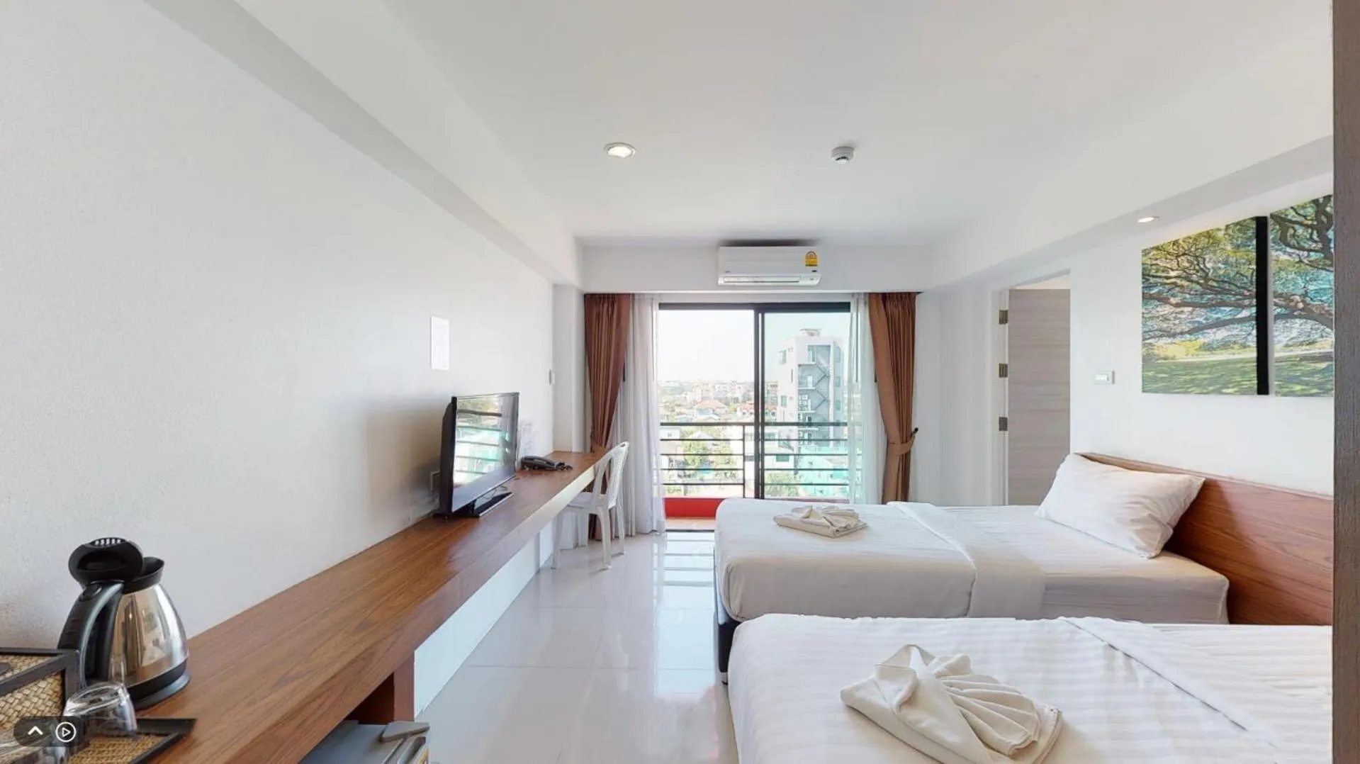 Bed in PP@Hotel Rangsit