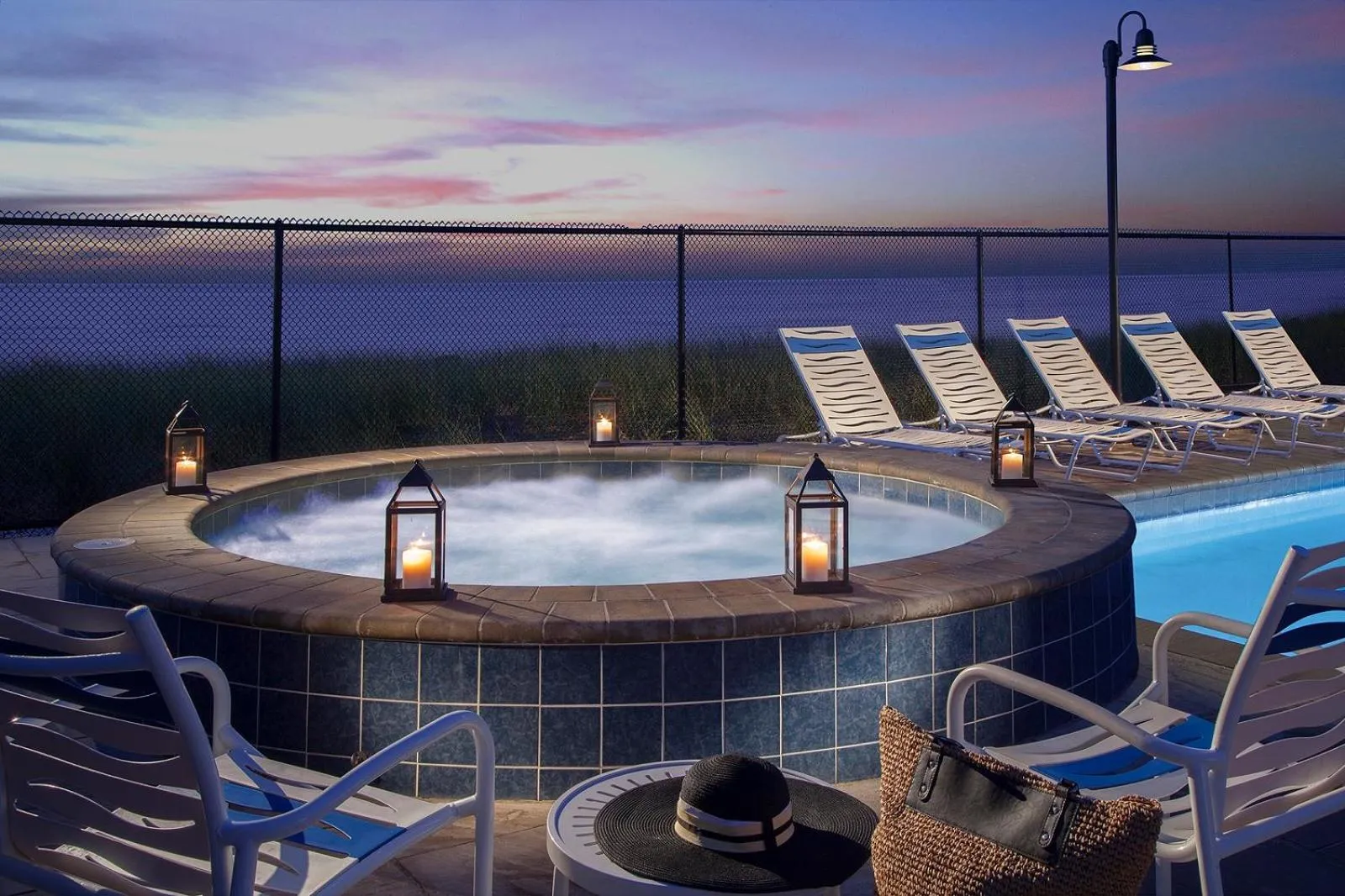 Hot Tub in Ocean Mist Hotel