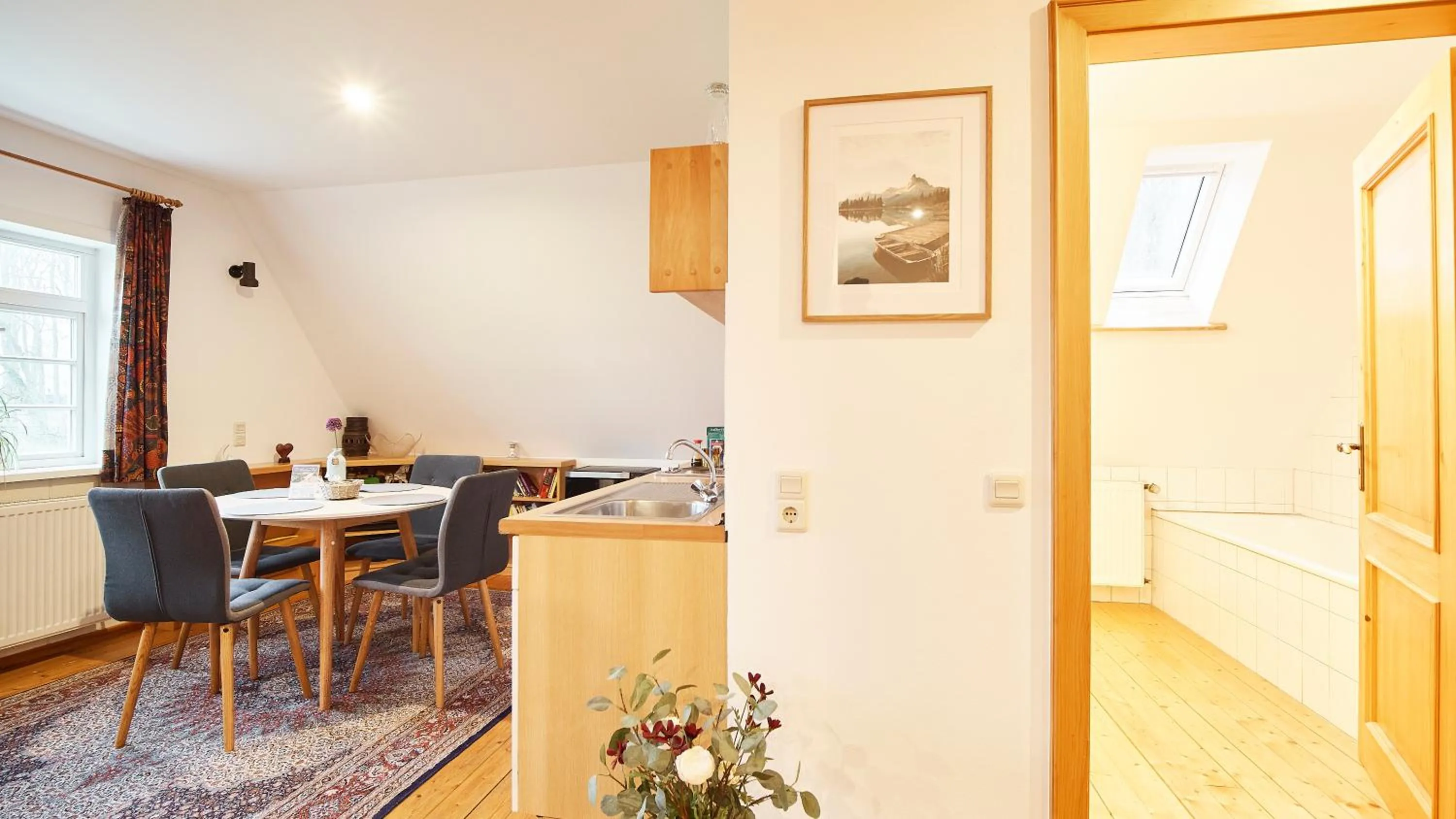 kitchen in Appartementhotel Blomberger Hof