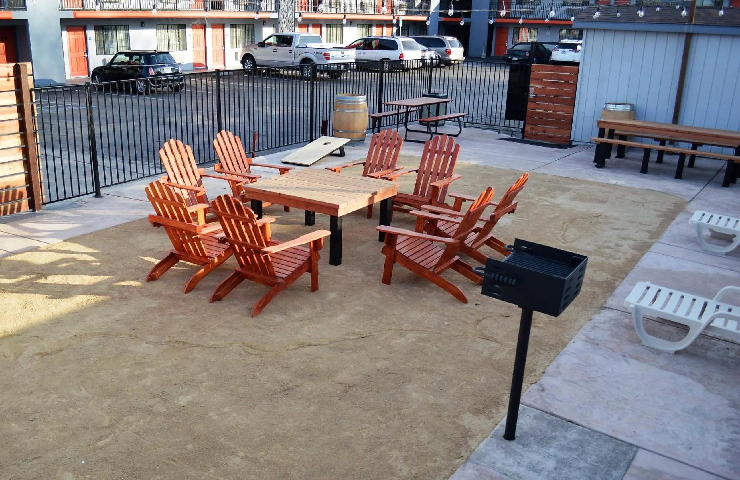 Patio in Journey Inn