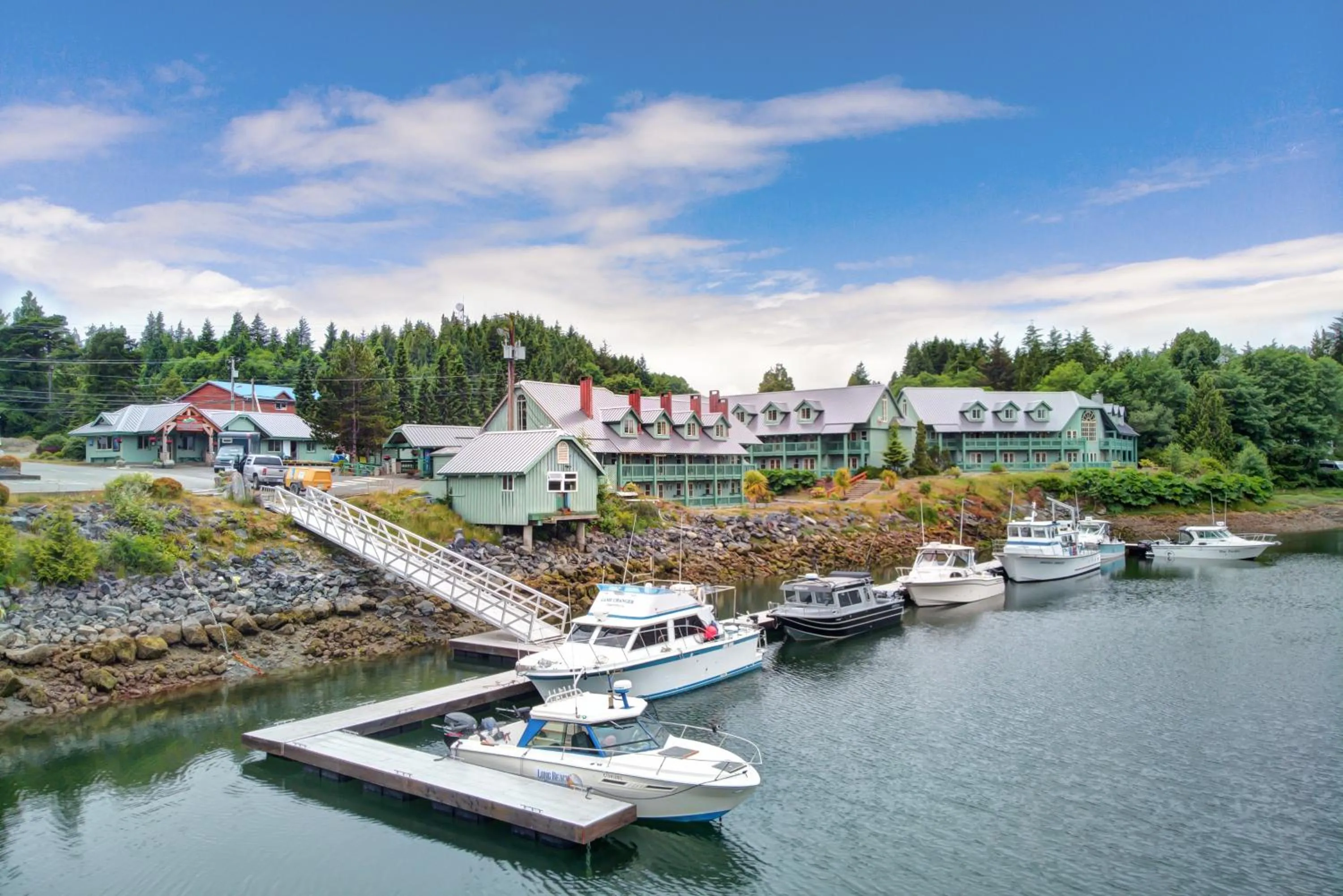 Property building in Canadian Princess Lodge & Marina