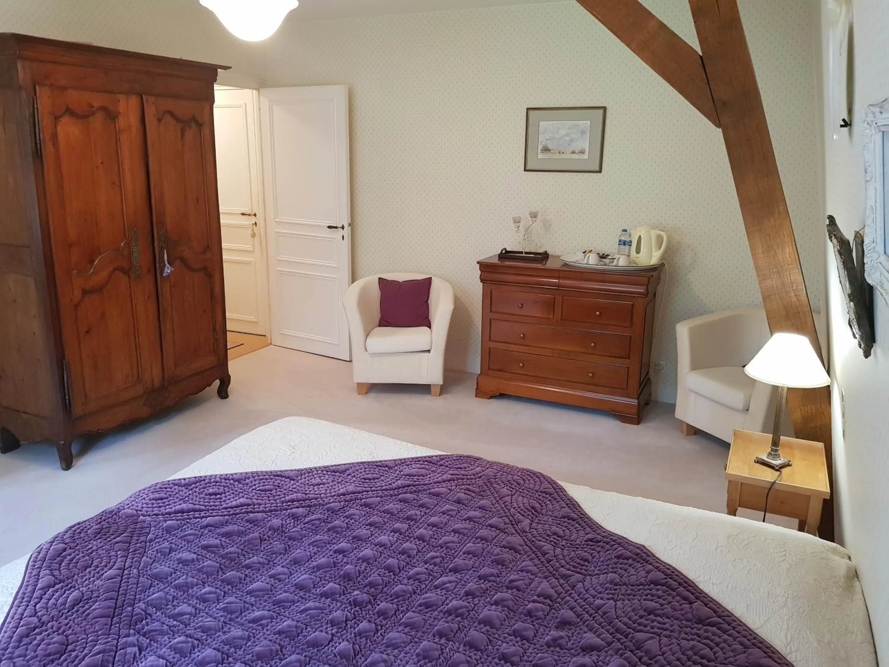 Coffee/tea facilities, Bed in La Taille de Biou