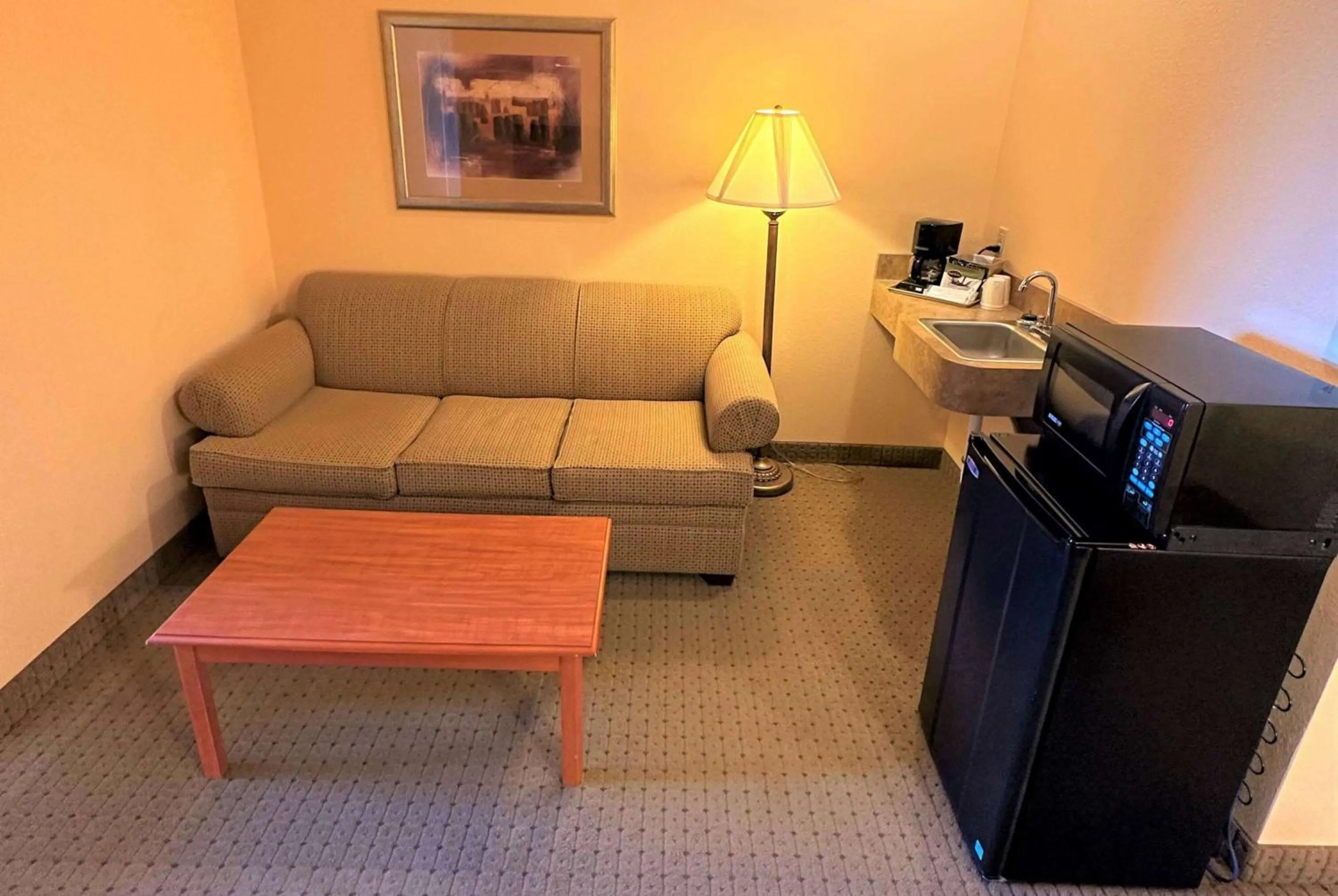 Photo of the whole room in Super 8 by Wyndham Topeka at Forbes Landing