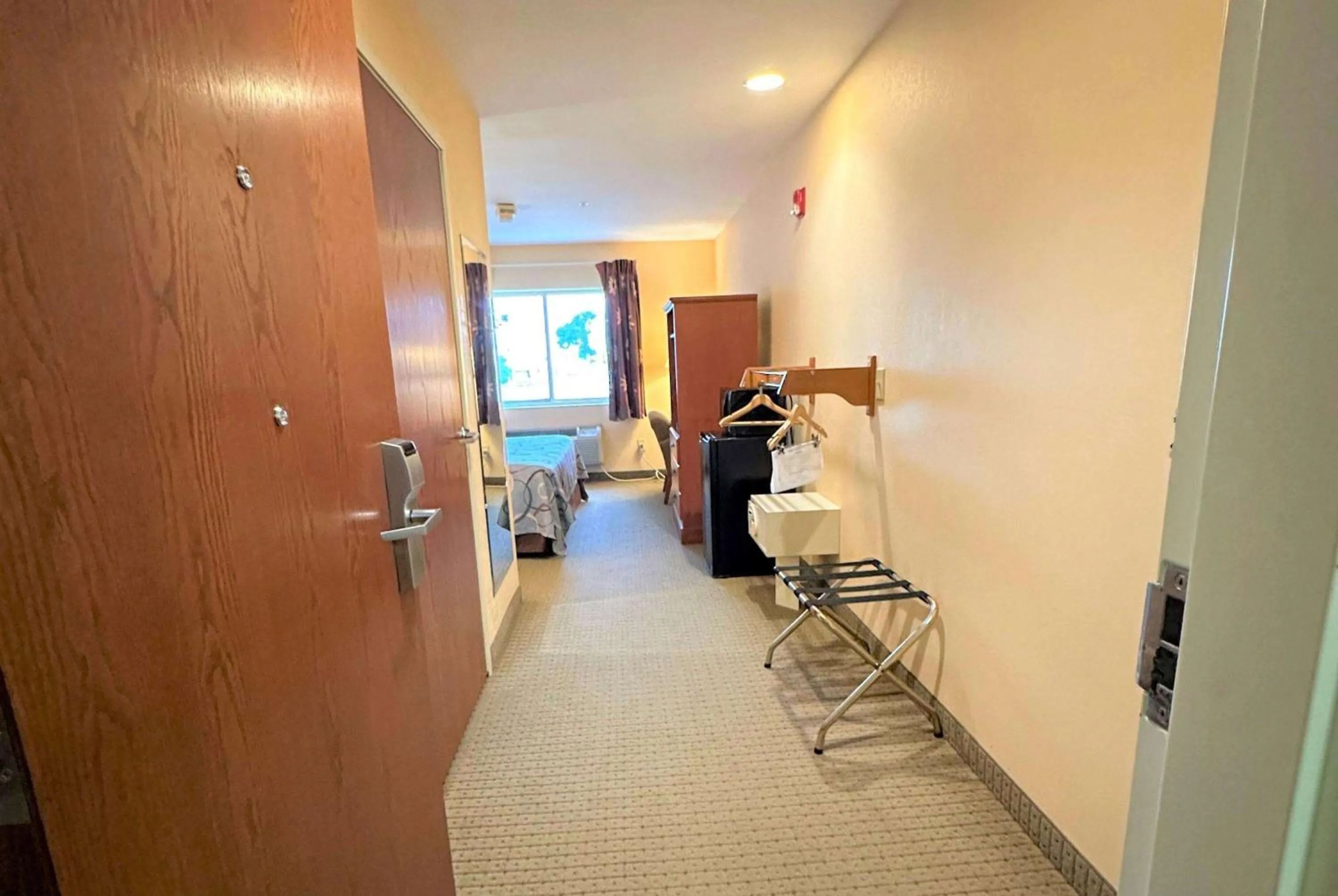 Photo of the whole room in Super 8 by Wyndham Topeka at Forbes Landing