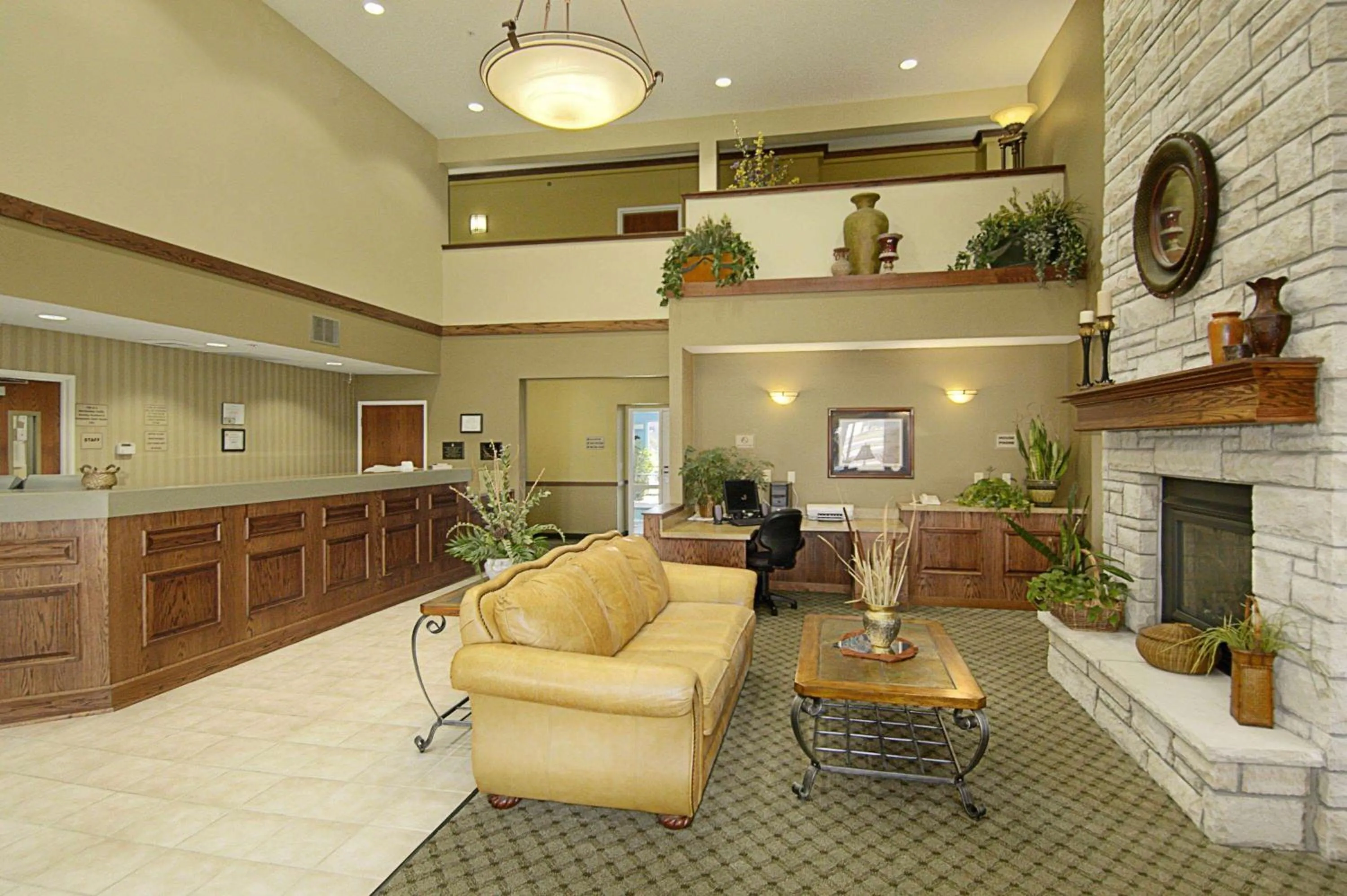 Lobby or reception in Super 8 by Wyndham Topeka at Forbes Landing