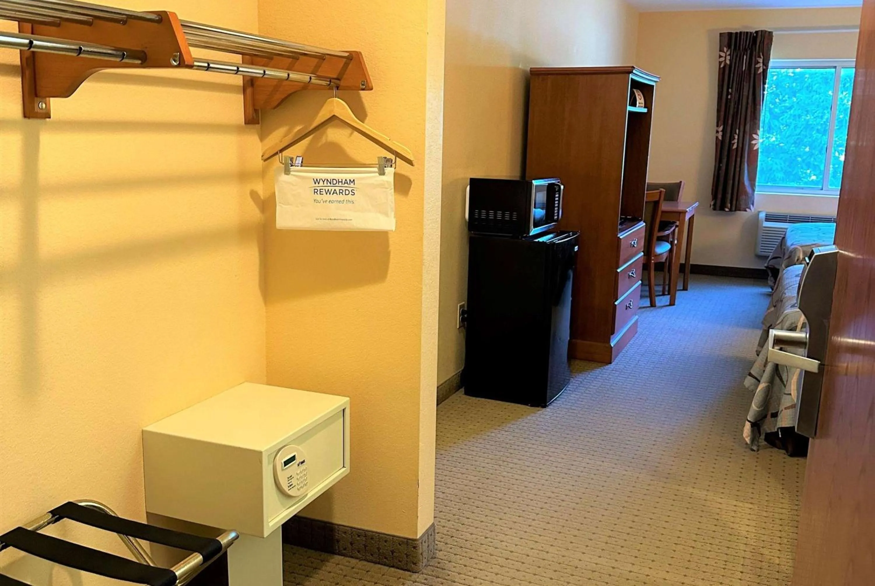 Photo of the whole room in Super 8 by Wyndham Topeka at Forbes Landing