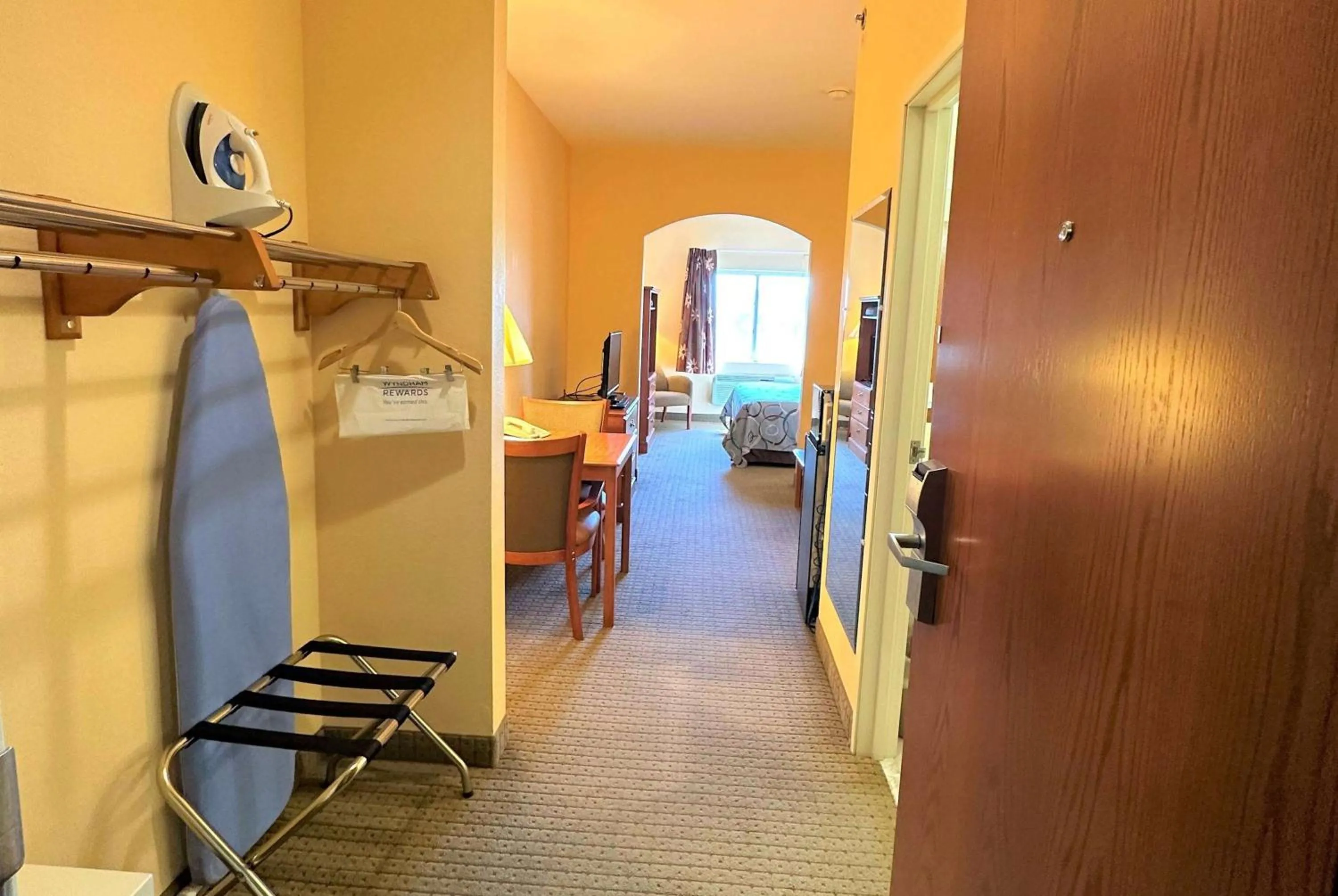 Photo of the whole room in Super 8 by Wyndham Topeka at Forbes Landing