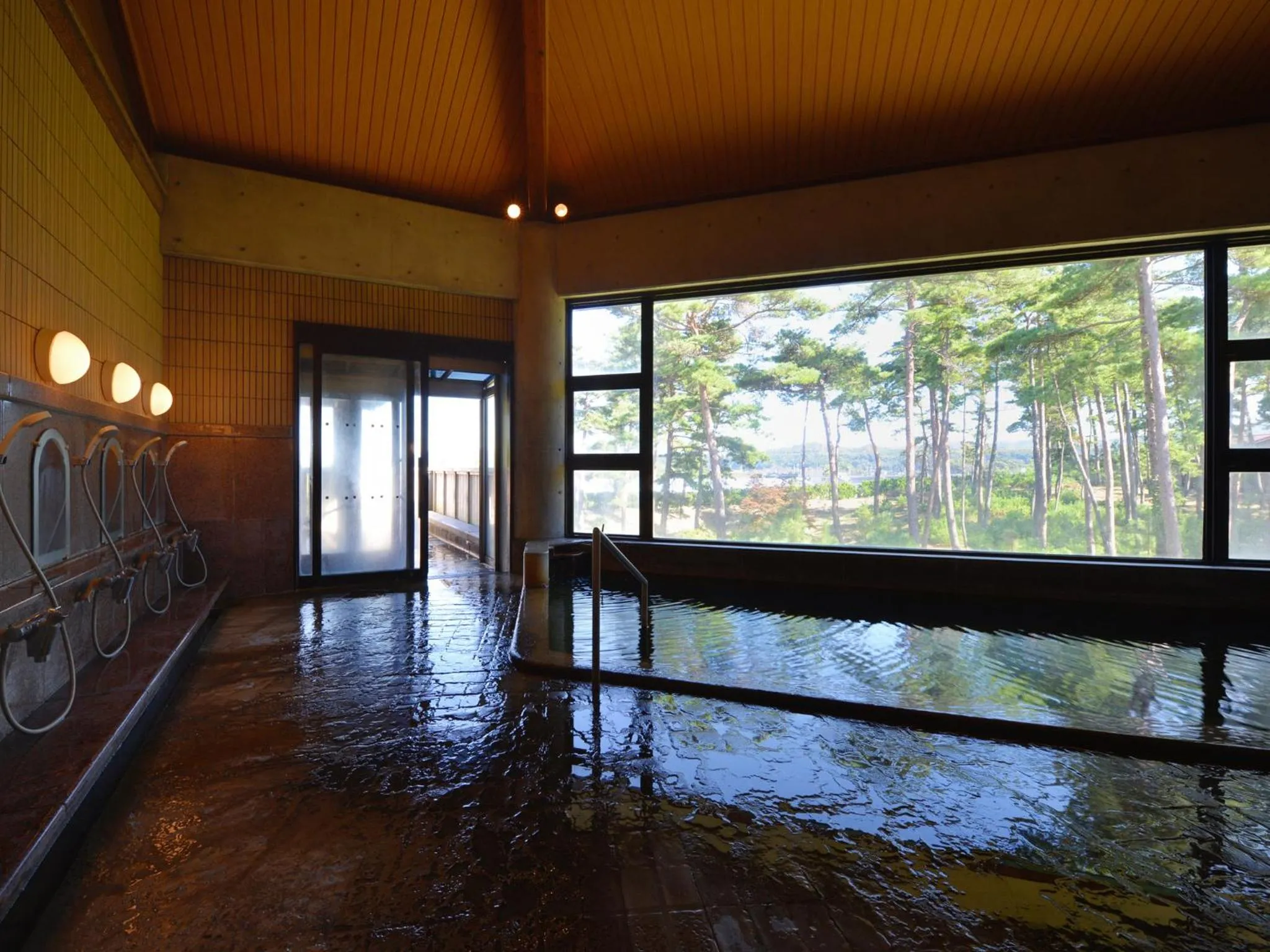 Hot Spring Bath in Hotel Wellness Notoji