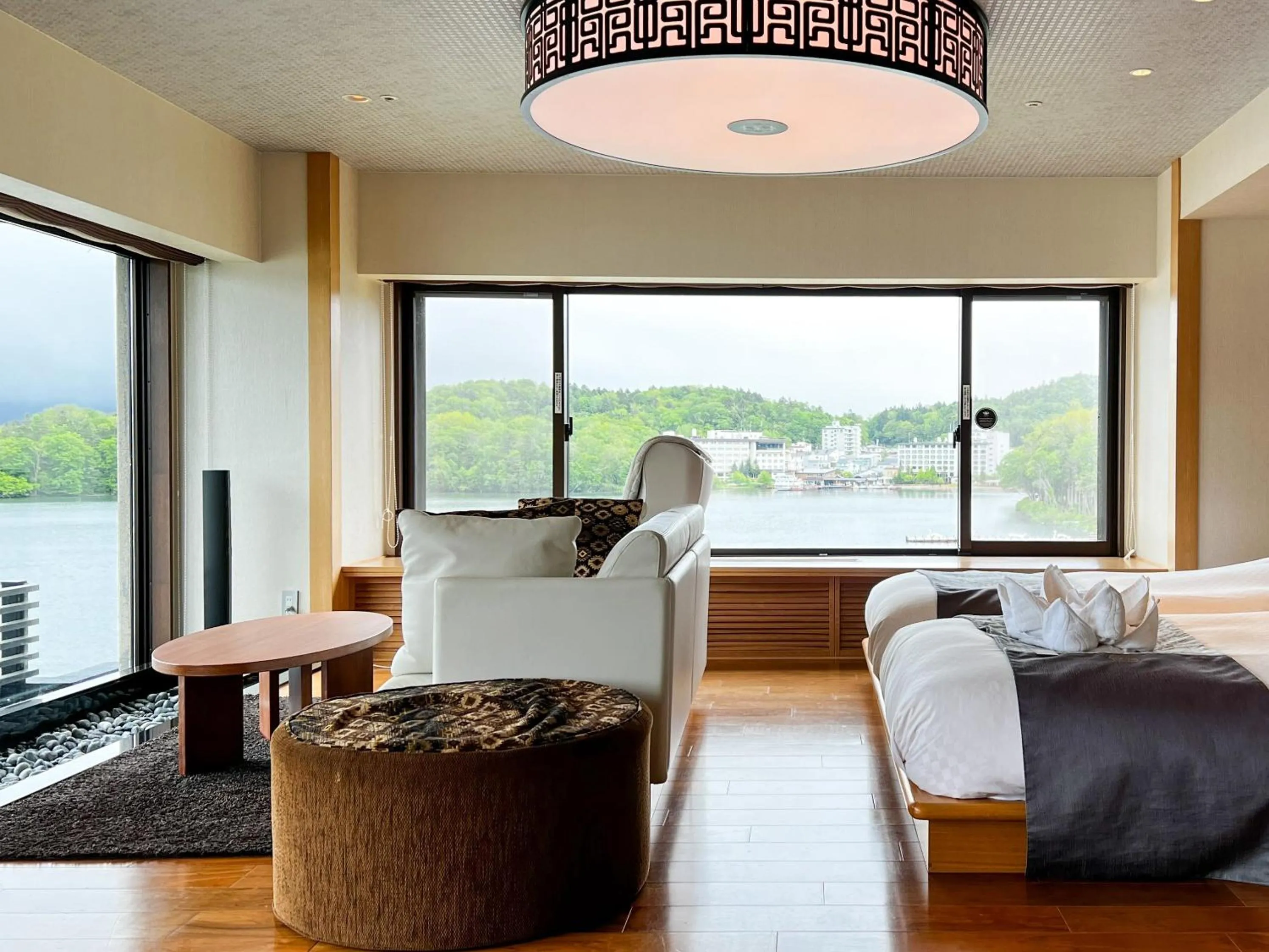 Lake view in Akan Yuku no Sato Tsuruga