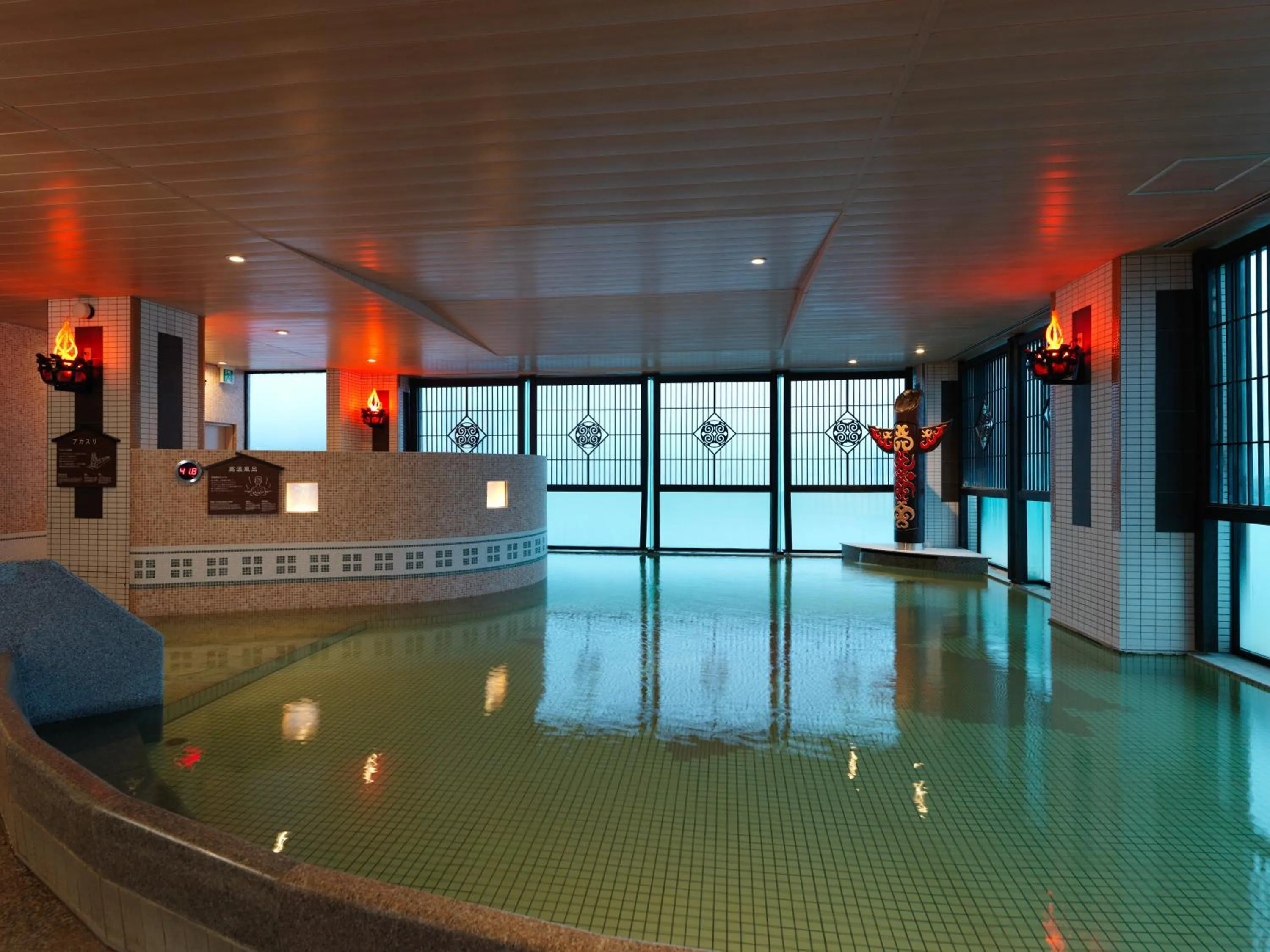 Hot Spring Bath in Akan Yuku no Sato Tsuruga