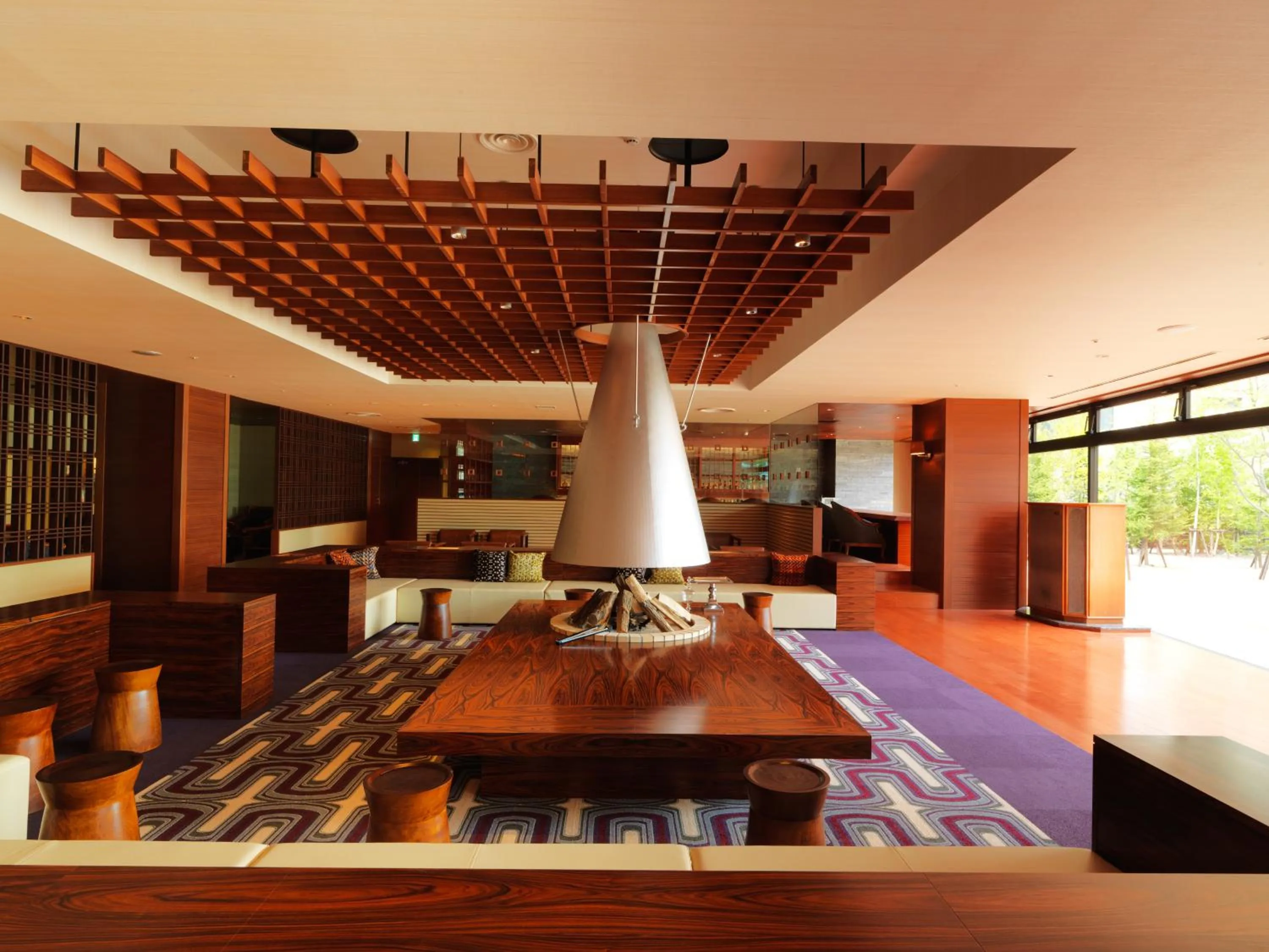 Lounge or bar in Akan Yuku no Sato Tsuruga