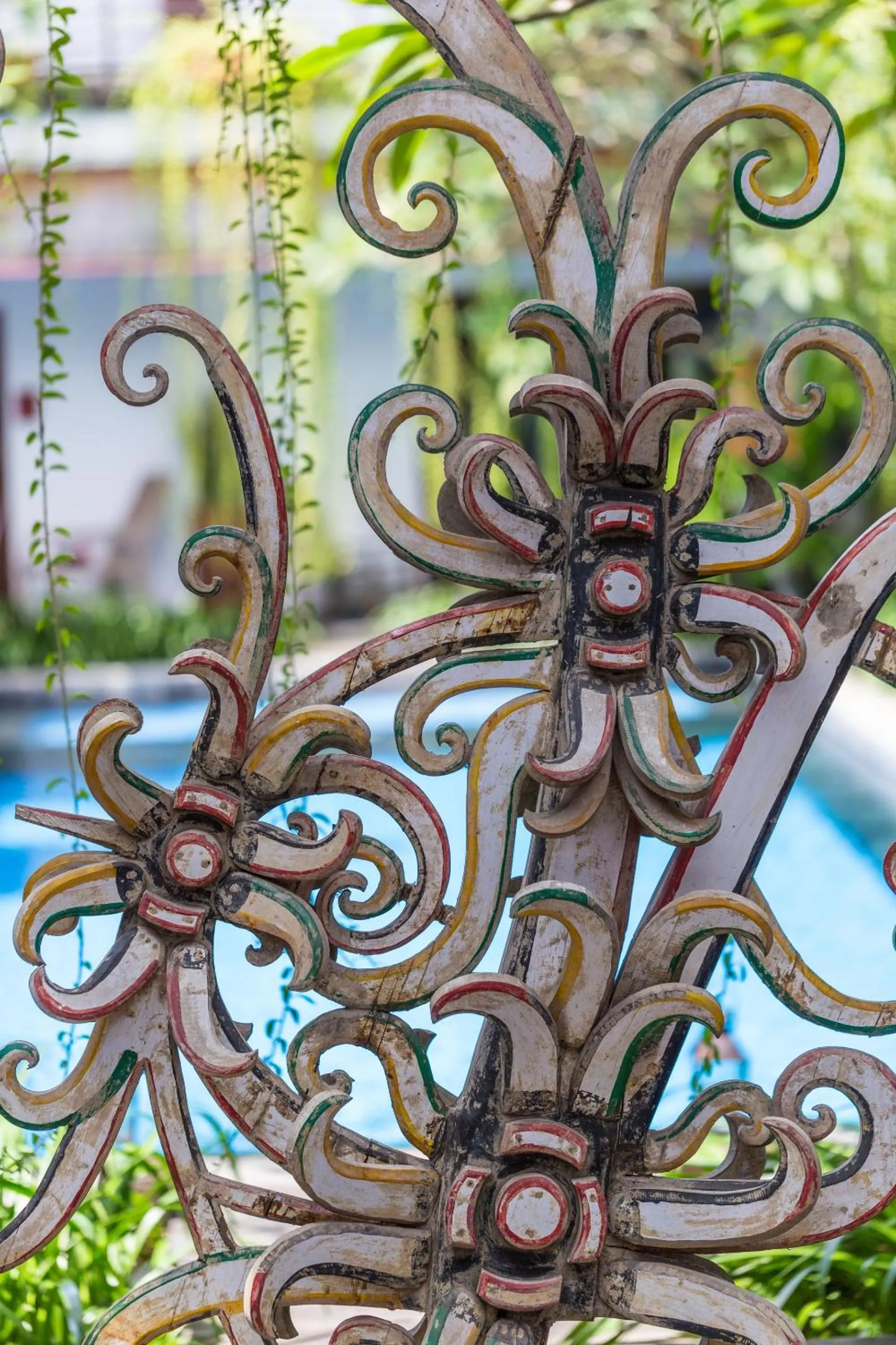 Decorative detail in Kamar Kamar Boutique Hotel