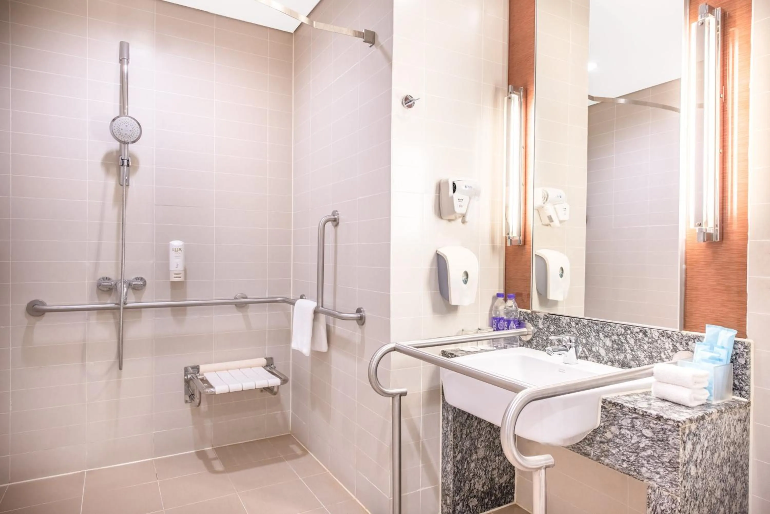 Bathroom in Holiday Inn Express Beijing Dongzhimen by IHG