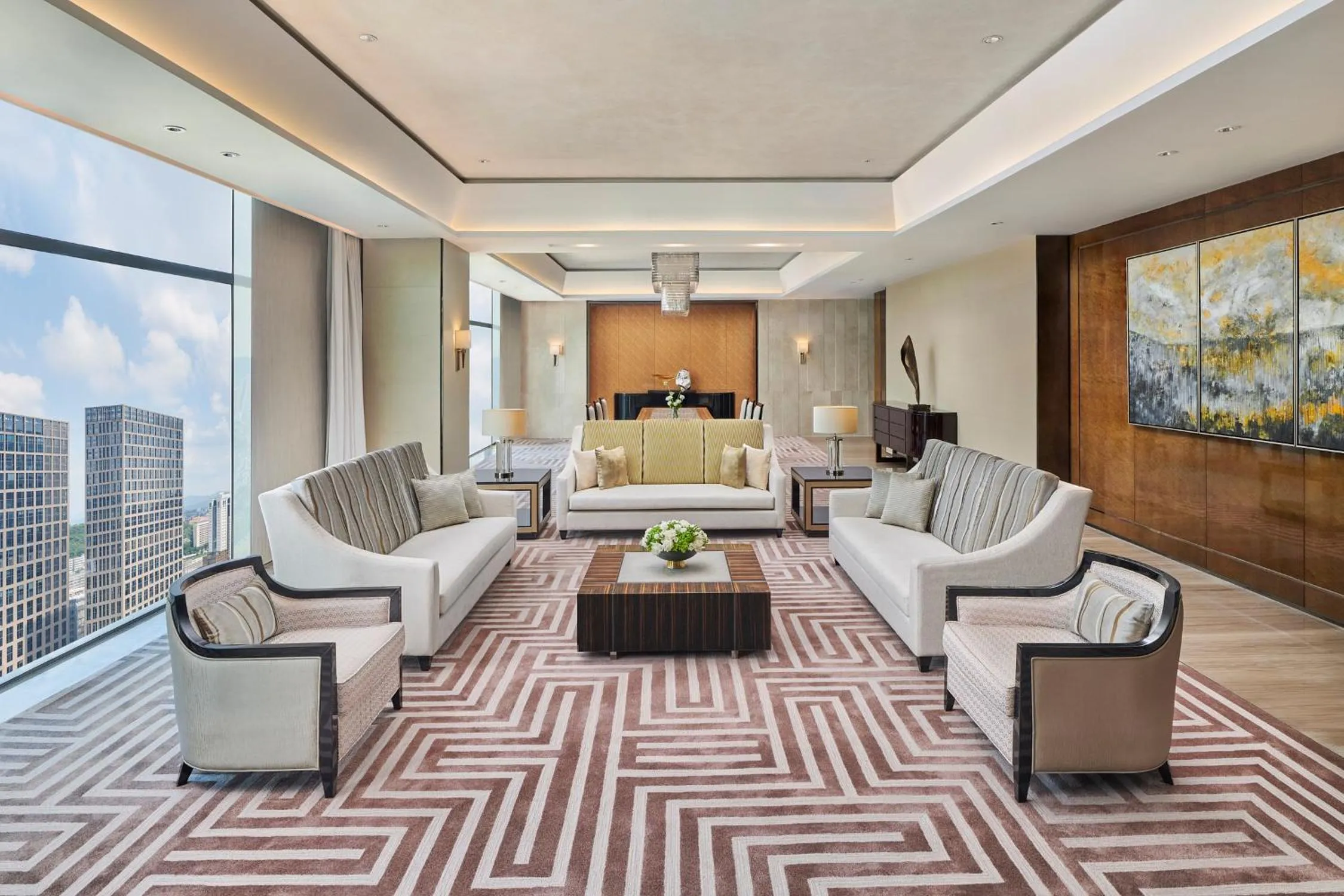 Living room in Hilton Guangzhou Tianhe