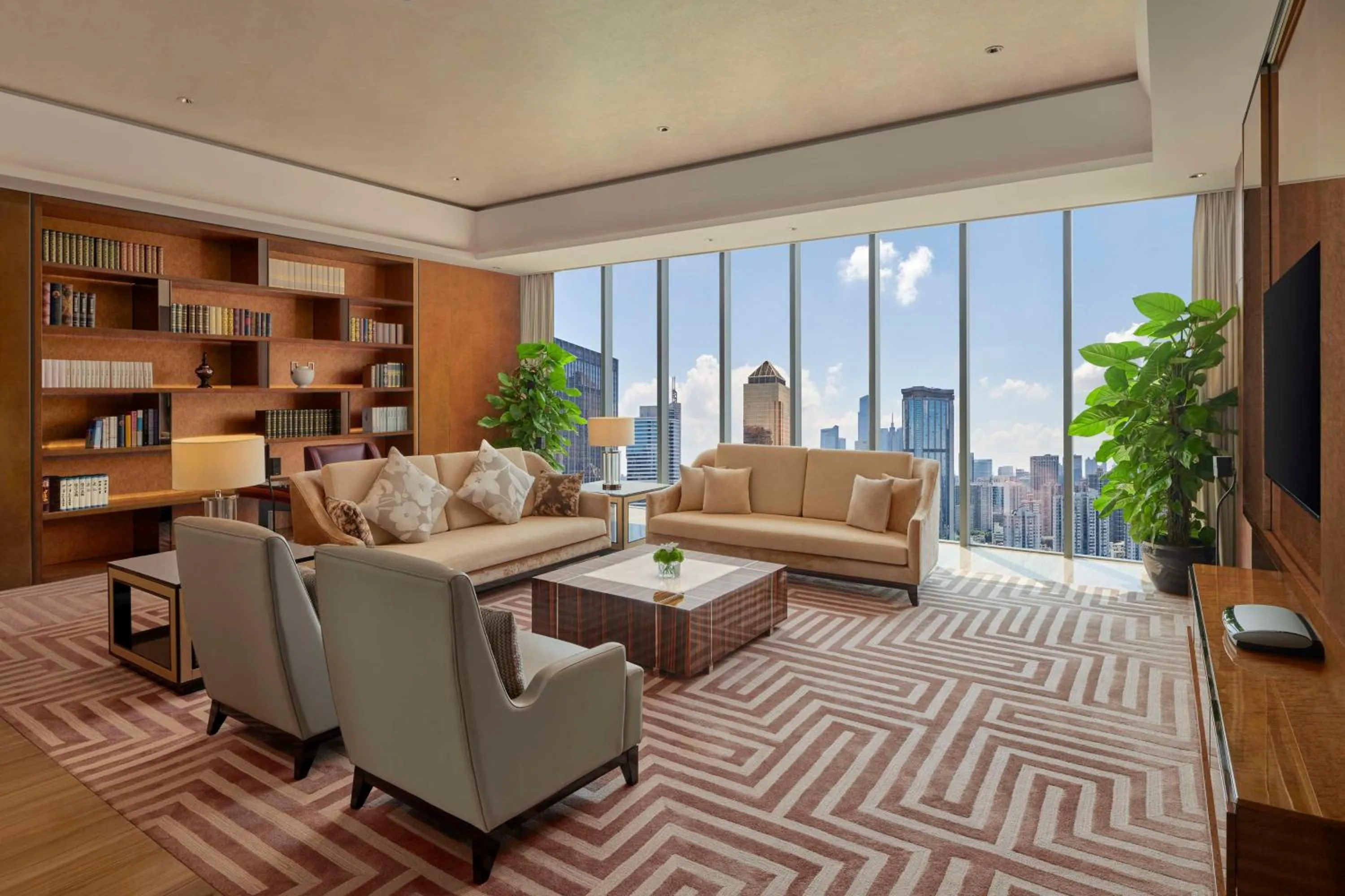 Living room in Hilton Guangzhou Tianhe