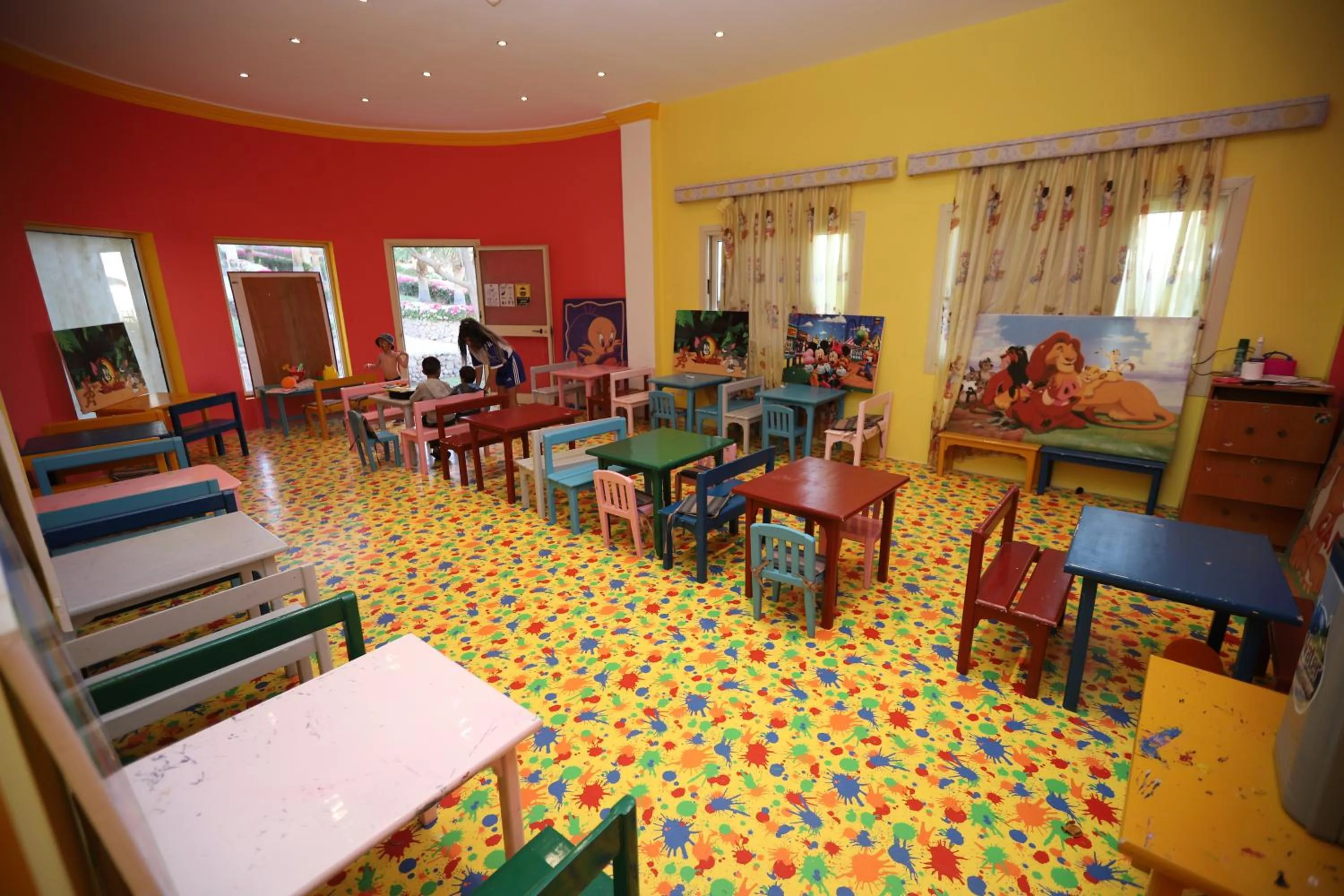 Children play ground in Continental Plaza Beach Resort