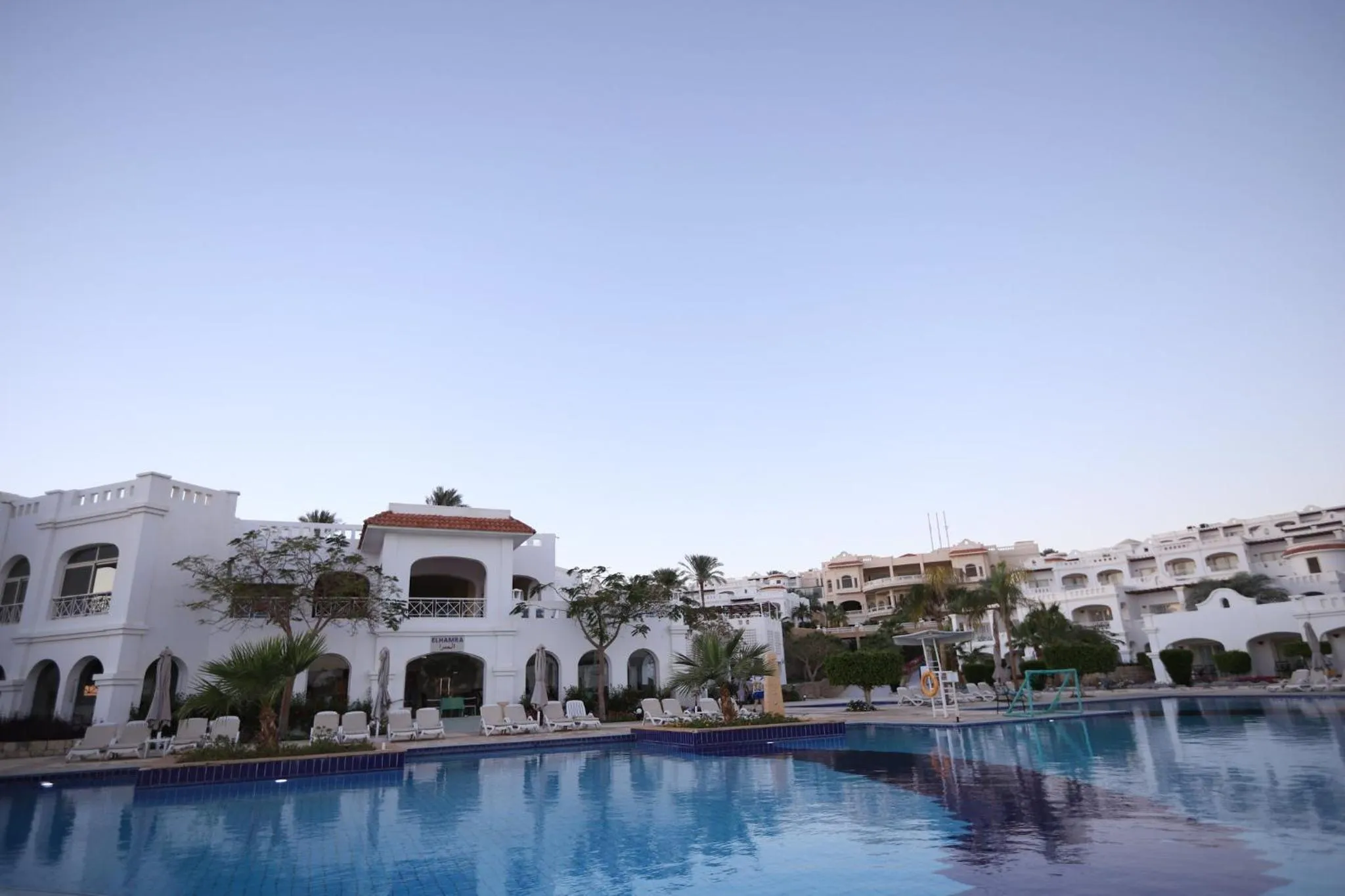 Swimming pool in Continental Plaza Beach Resort