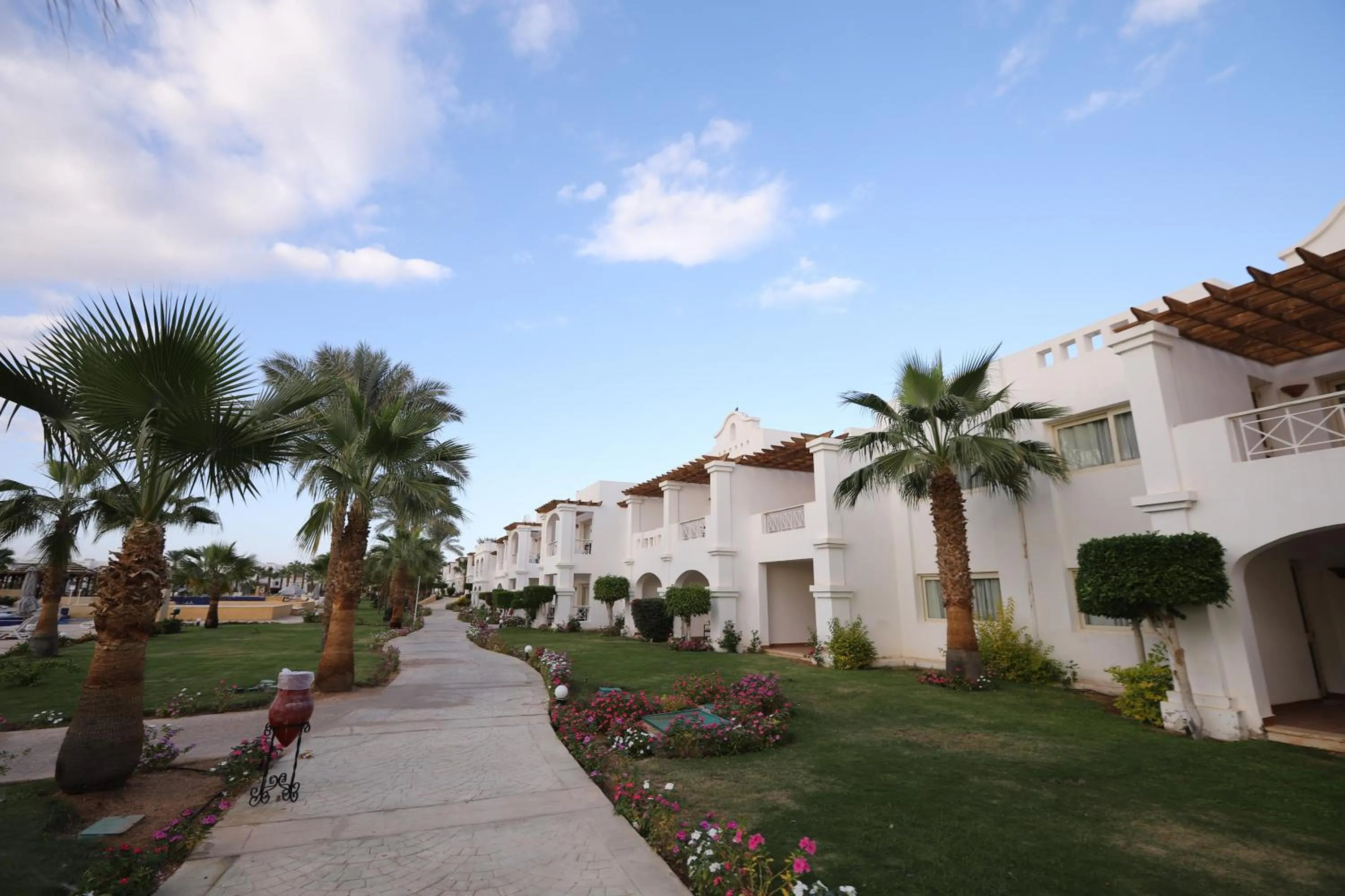 Pool view in Continental Plaza Beach Resort