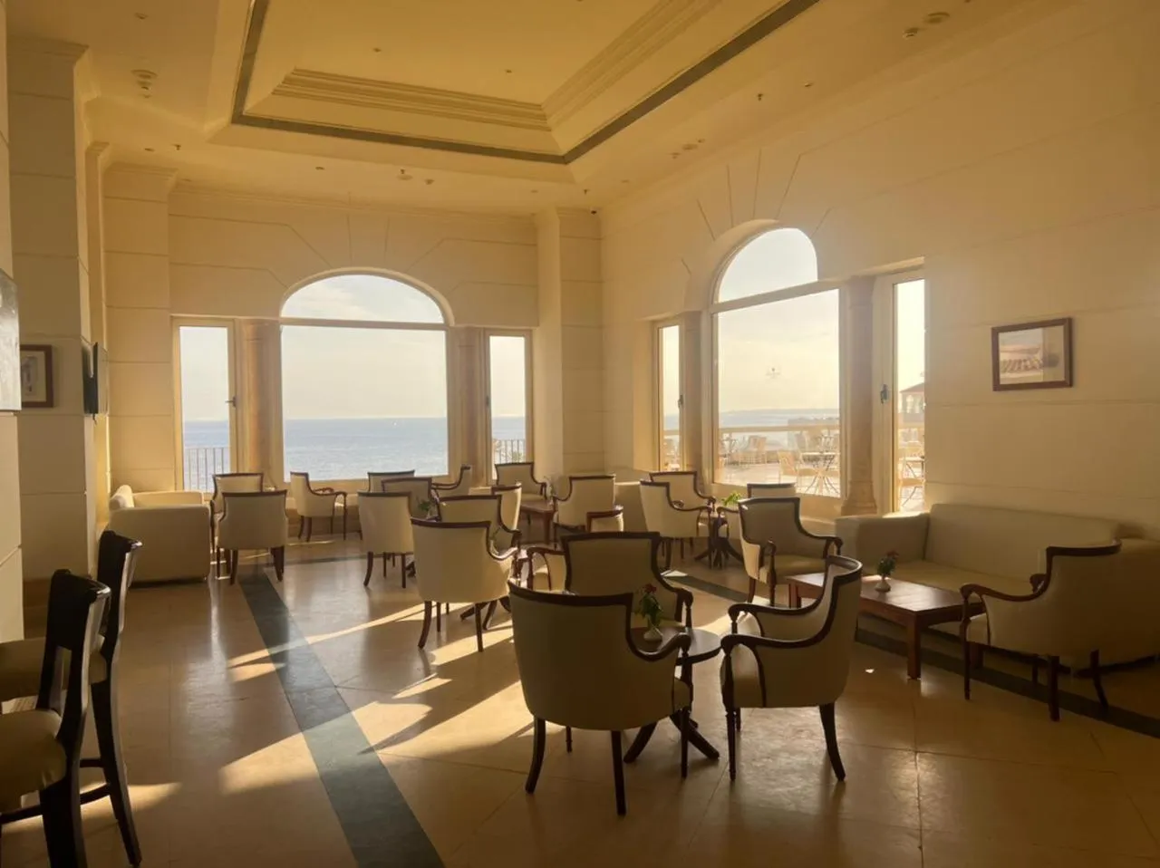 Seating area in Continental Plaza Beach Resort