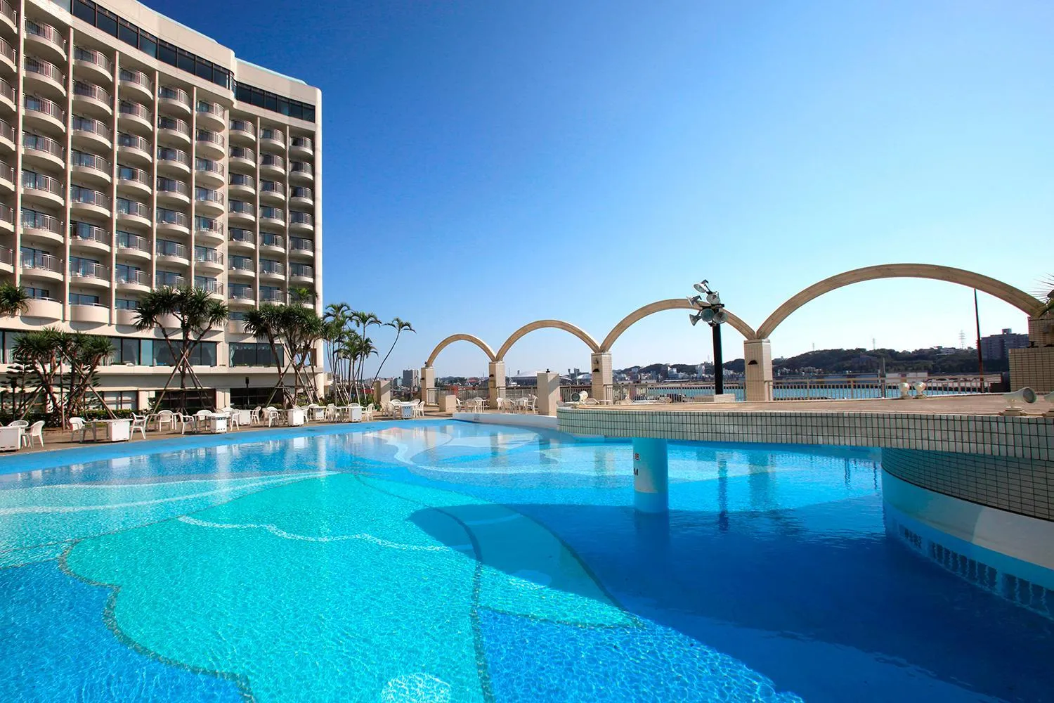 Swimming pool in Loisir Hotel Naha