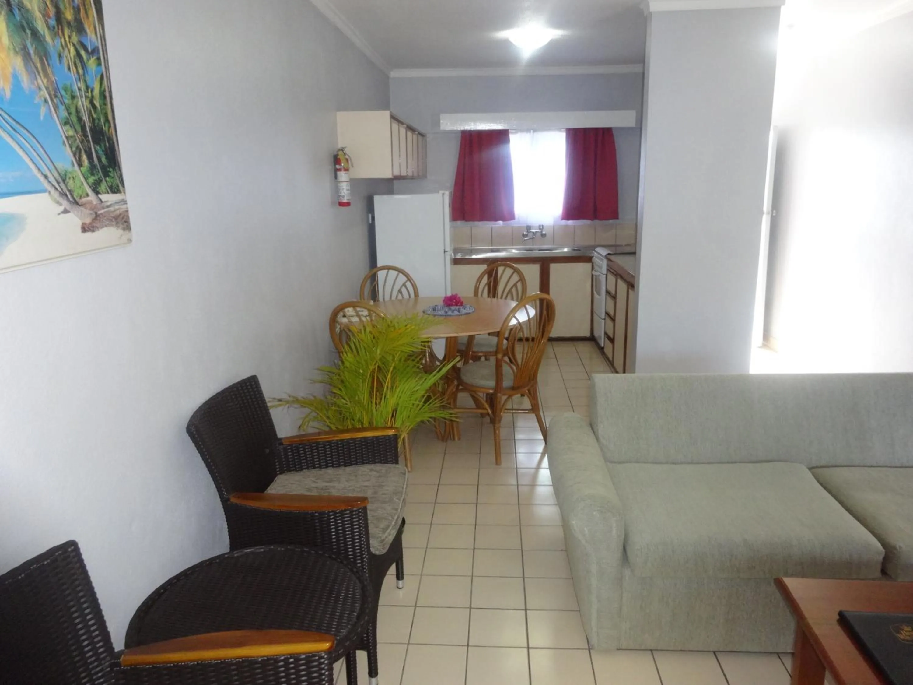 Seating area in Suva Motor Inn