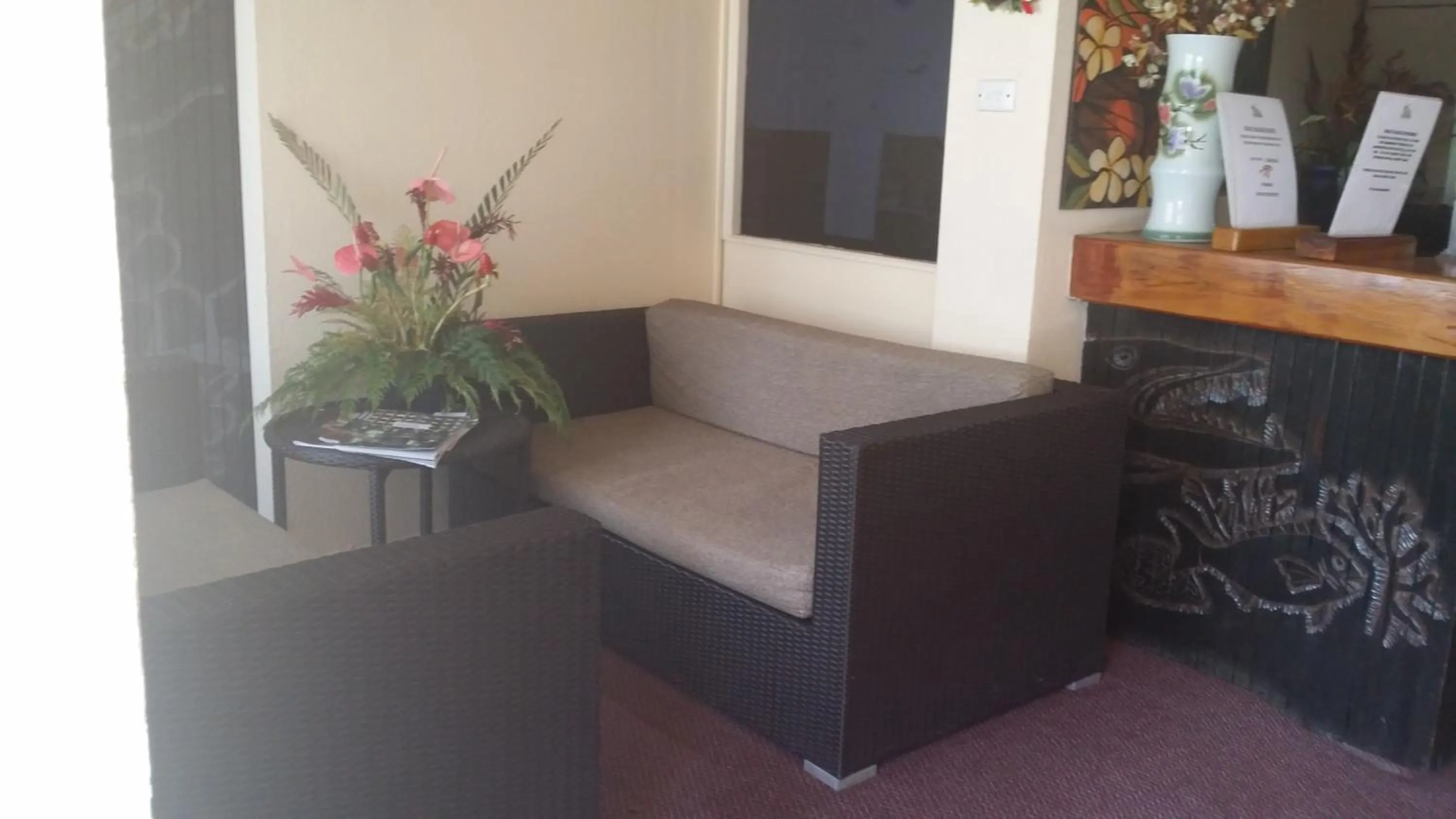 Decorative detail in Suva Motor Inn