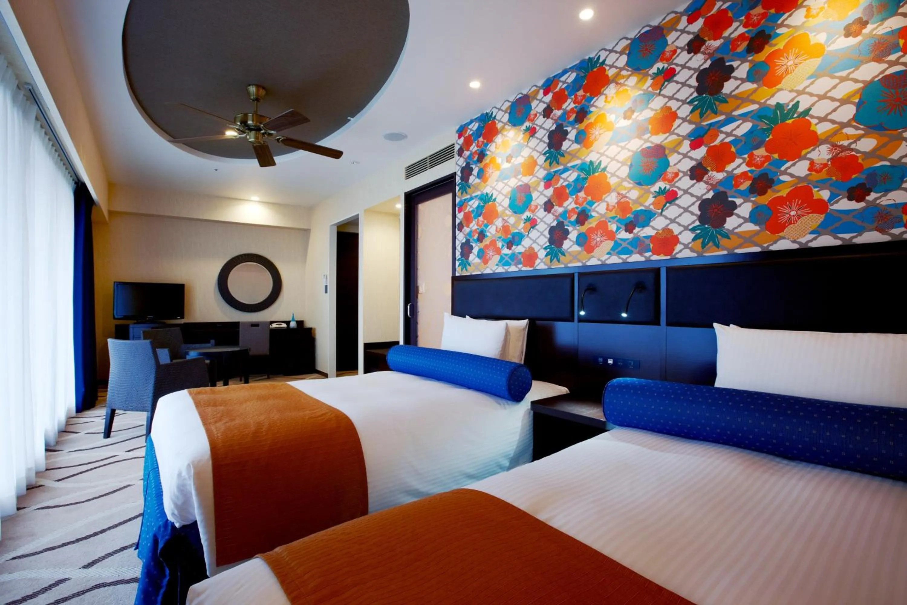 Bed in Loisir Spa Tower Naha