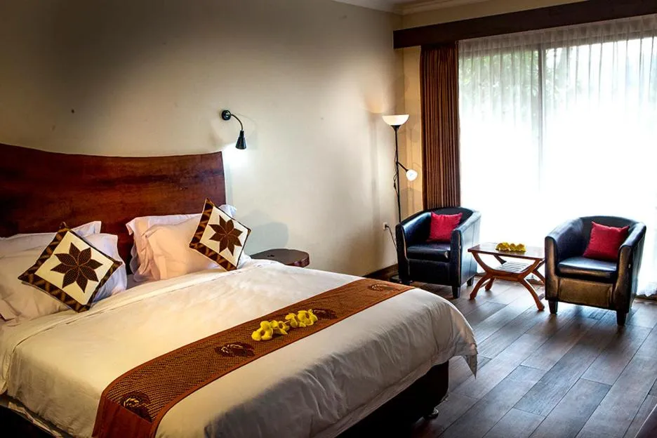 Bed in Villa Sawah Resort Managed by Salak Hospitality