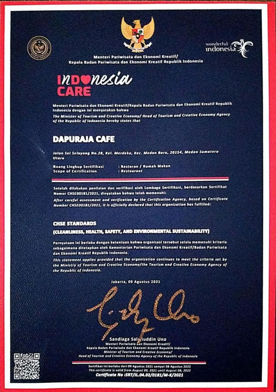 Certificate/Award in Roemah 28 Syariah