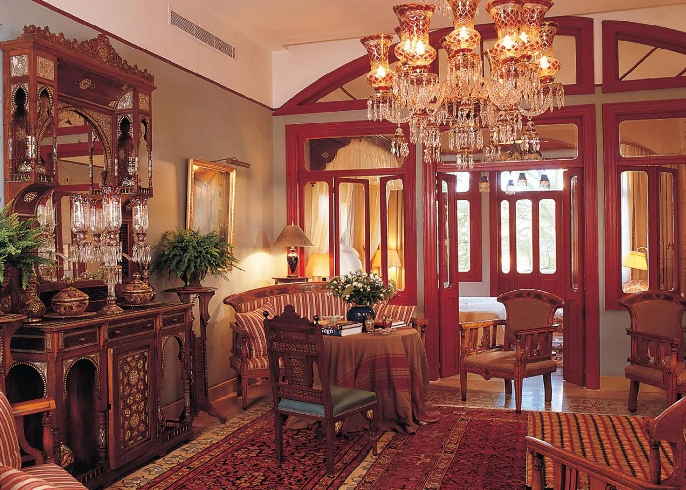 Seating area in Albergo Hotel