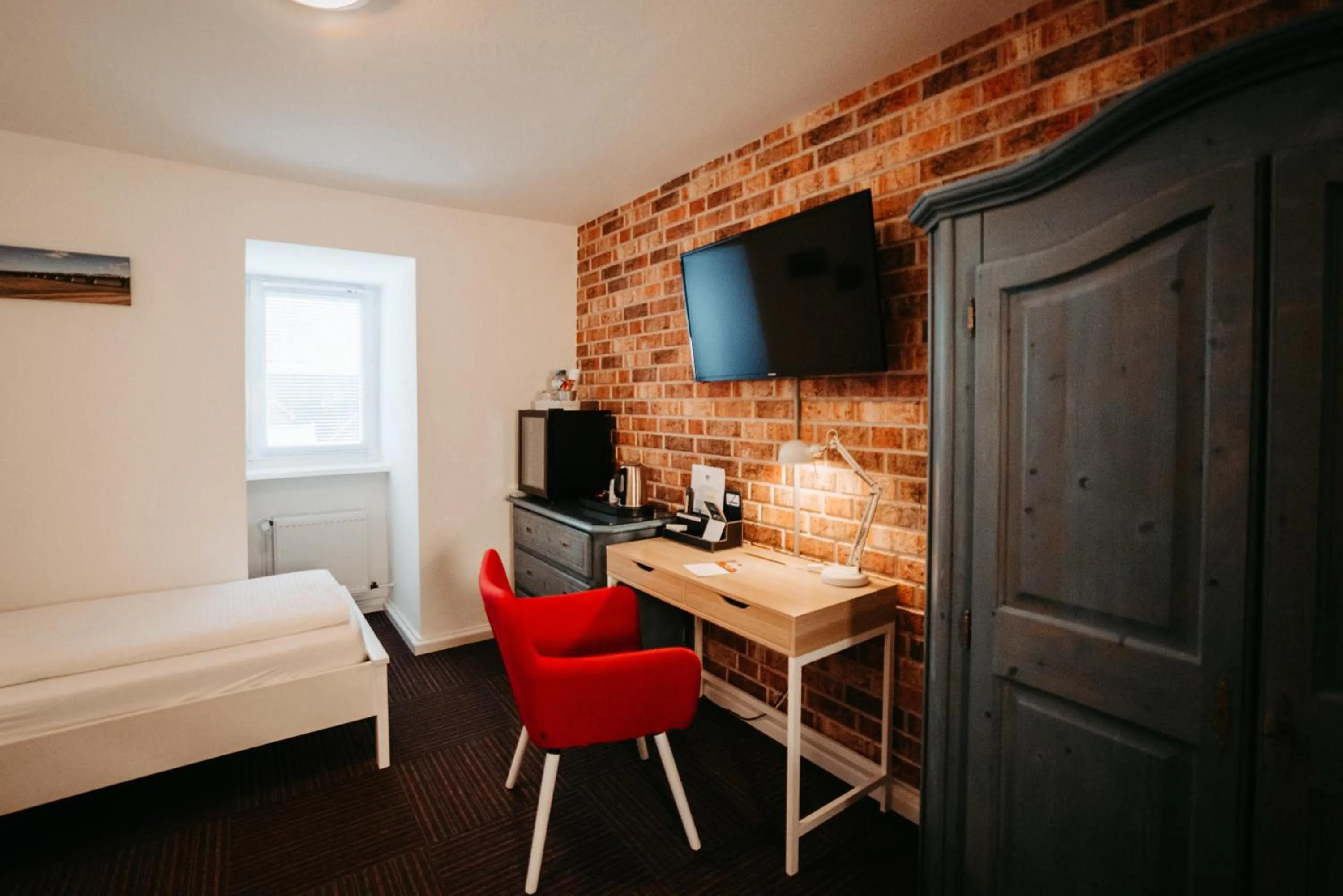 TV and multimedia, Bed in Hotel Garni "Villa am Schaalsee"