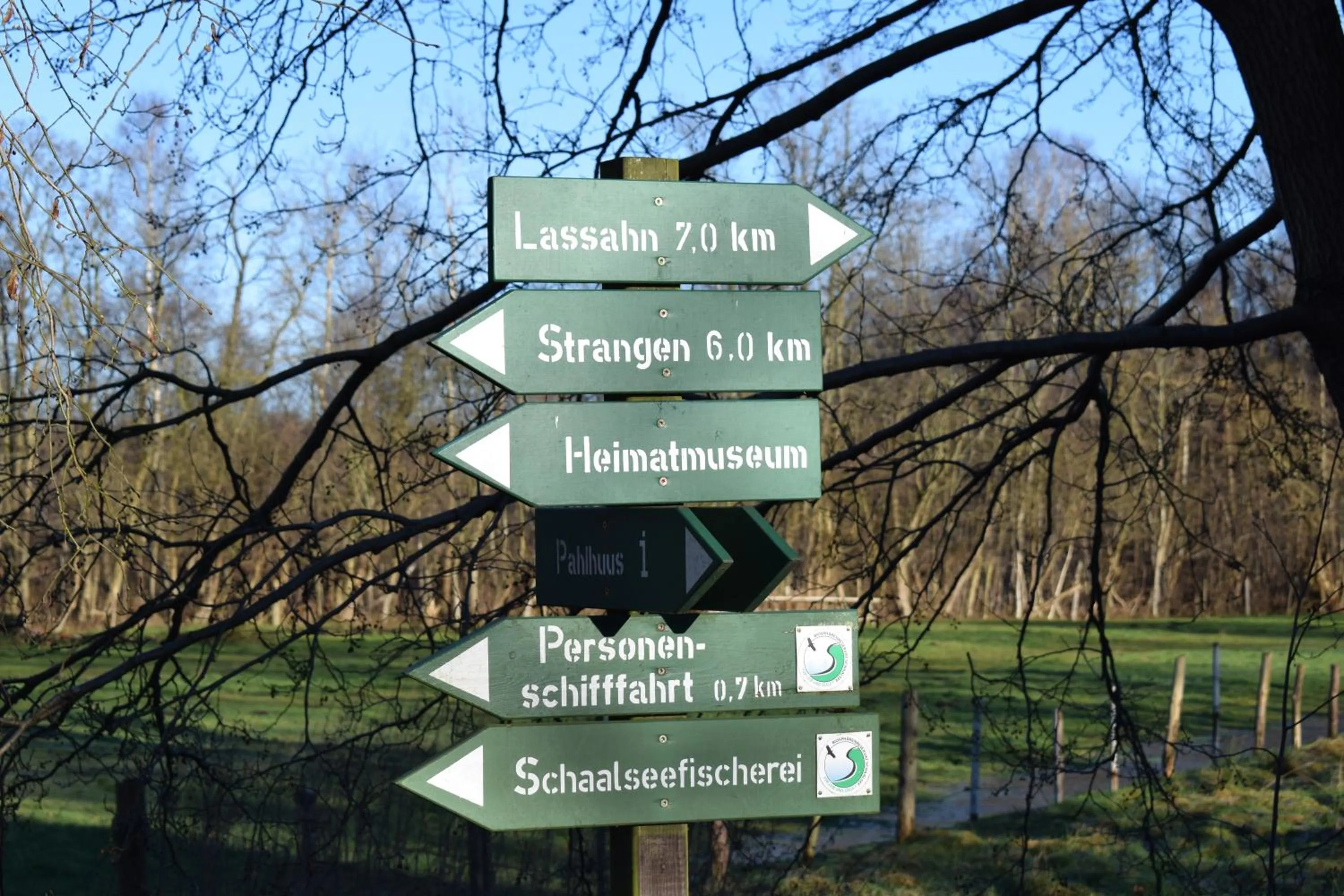 Natural landscape in Hotel Garni "Villa am Schaalsee"