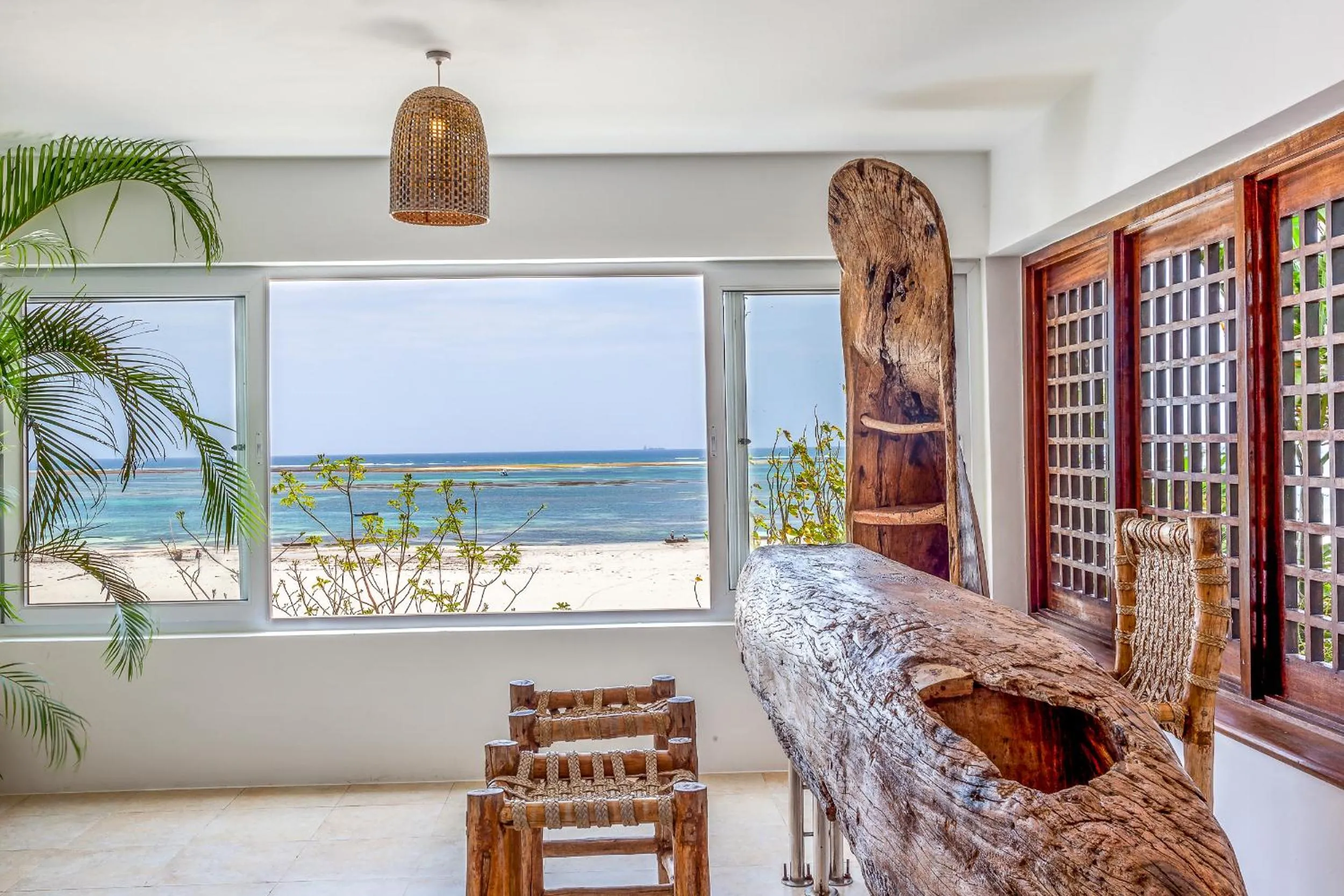 Living room in Tequila Sunrise Beach Cabana - Diani Beach