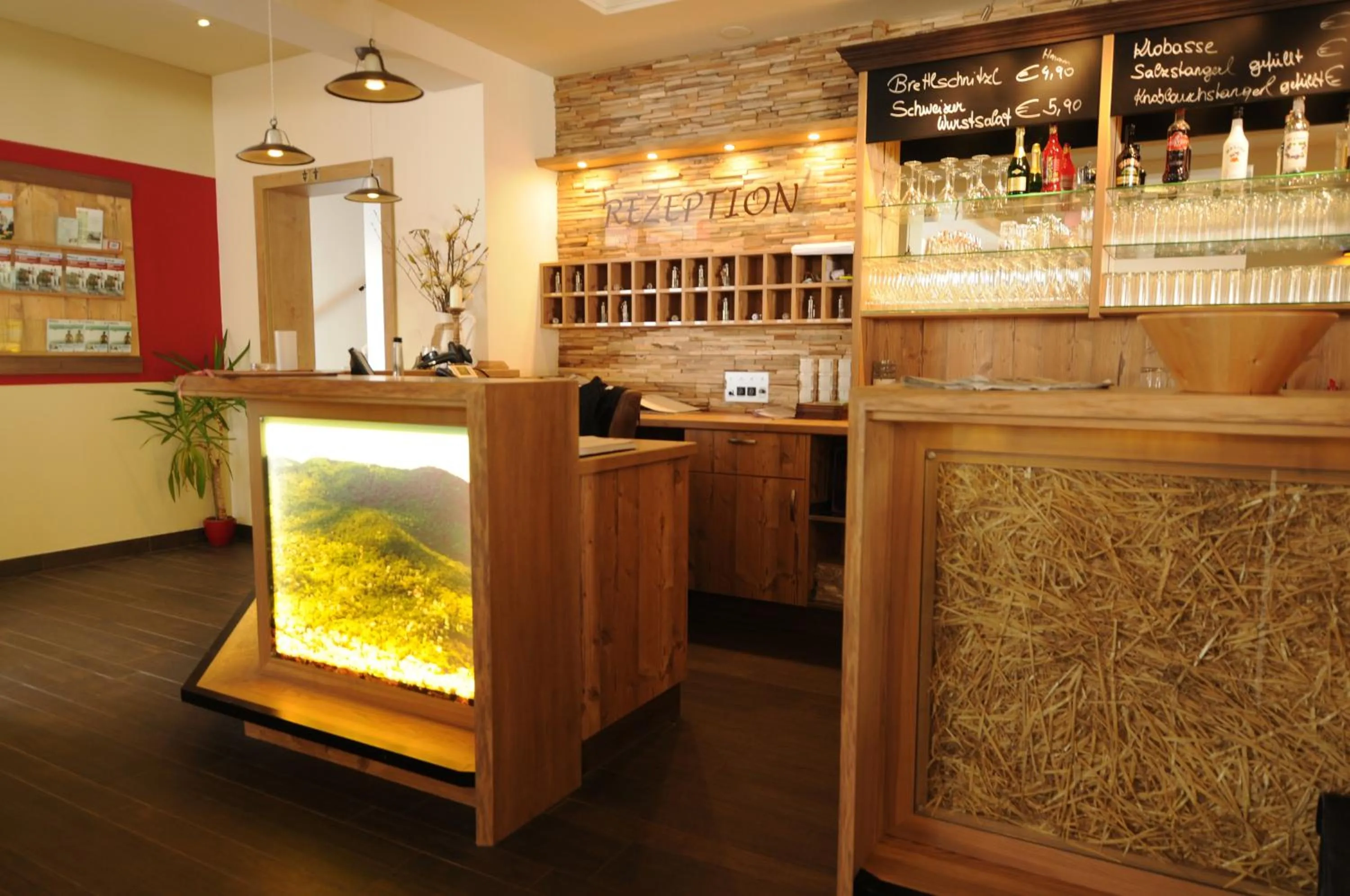 Lobby or reception in Hotel Restaurant FIDI