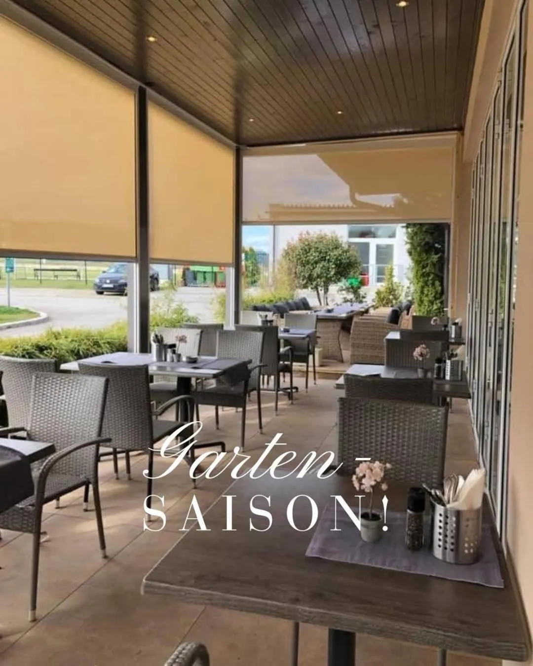 Garden in Hotel Restaurant FIDI